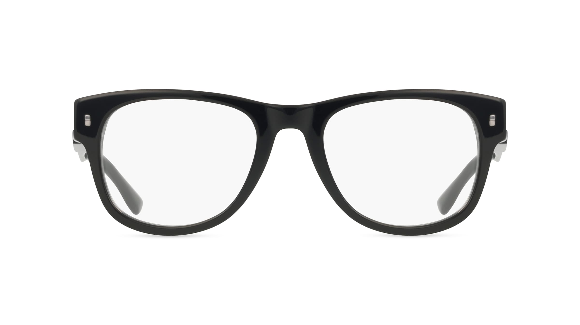 Dsquared2	 D2 0048 Herren-Brille inkl. Gläser Vollrand Eckig Acetat-Gestell 51mm/20mm/145mm, schwarz