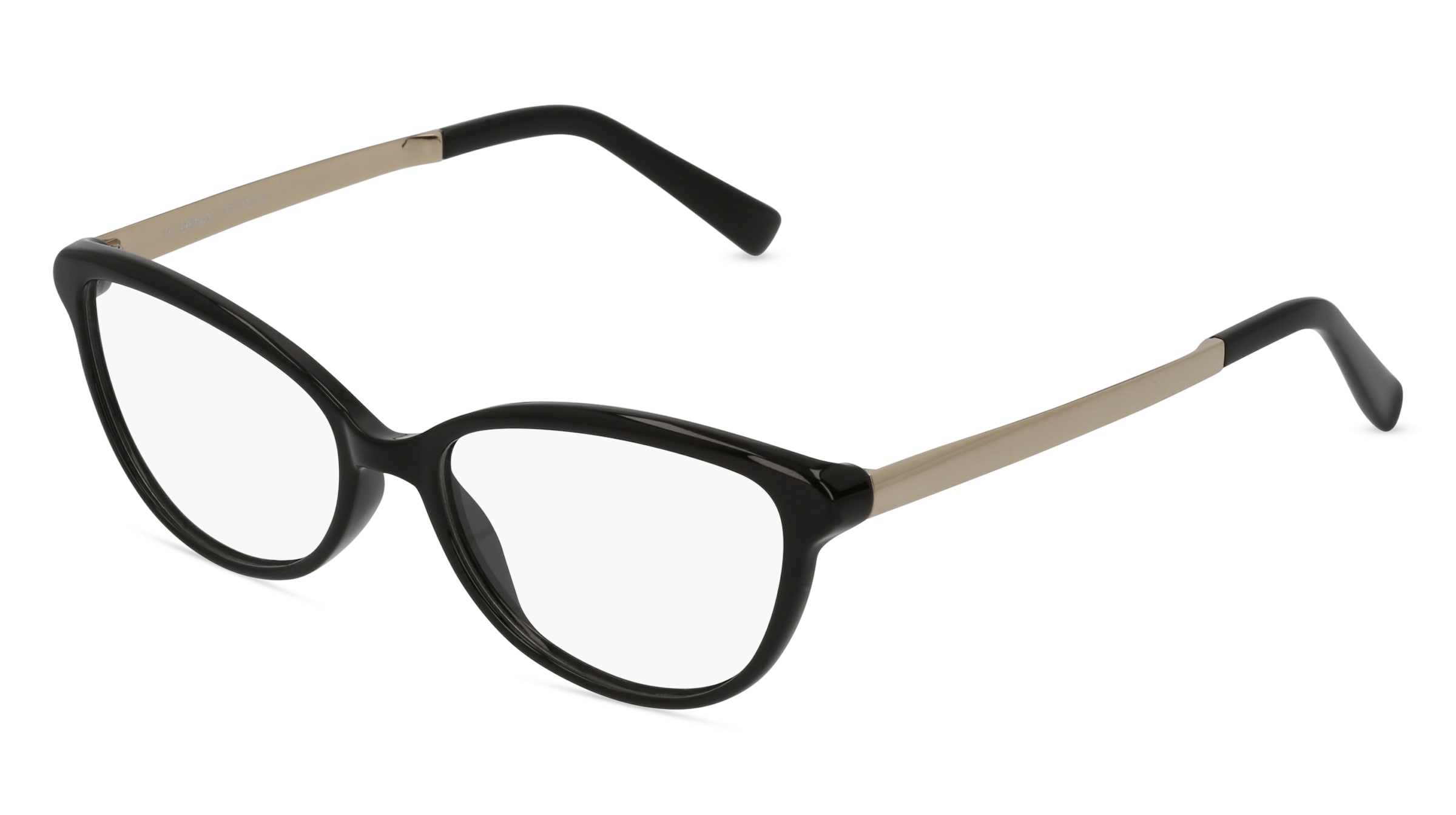 Fielmann MC 557 CL Damen-Brille inkl. Gläser Vollrand Butterfly Propionat-Gestell 54/16/140, Schwarz