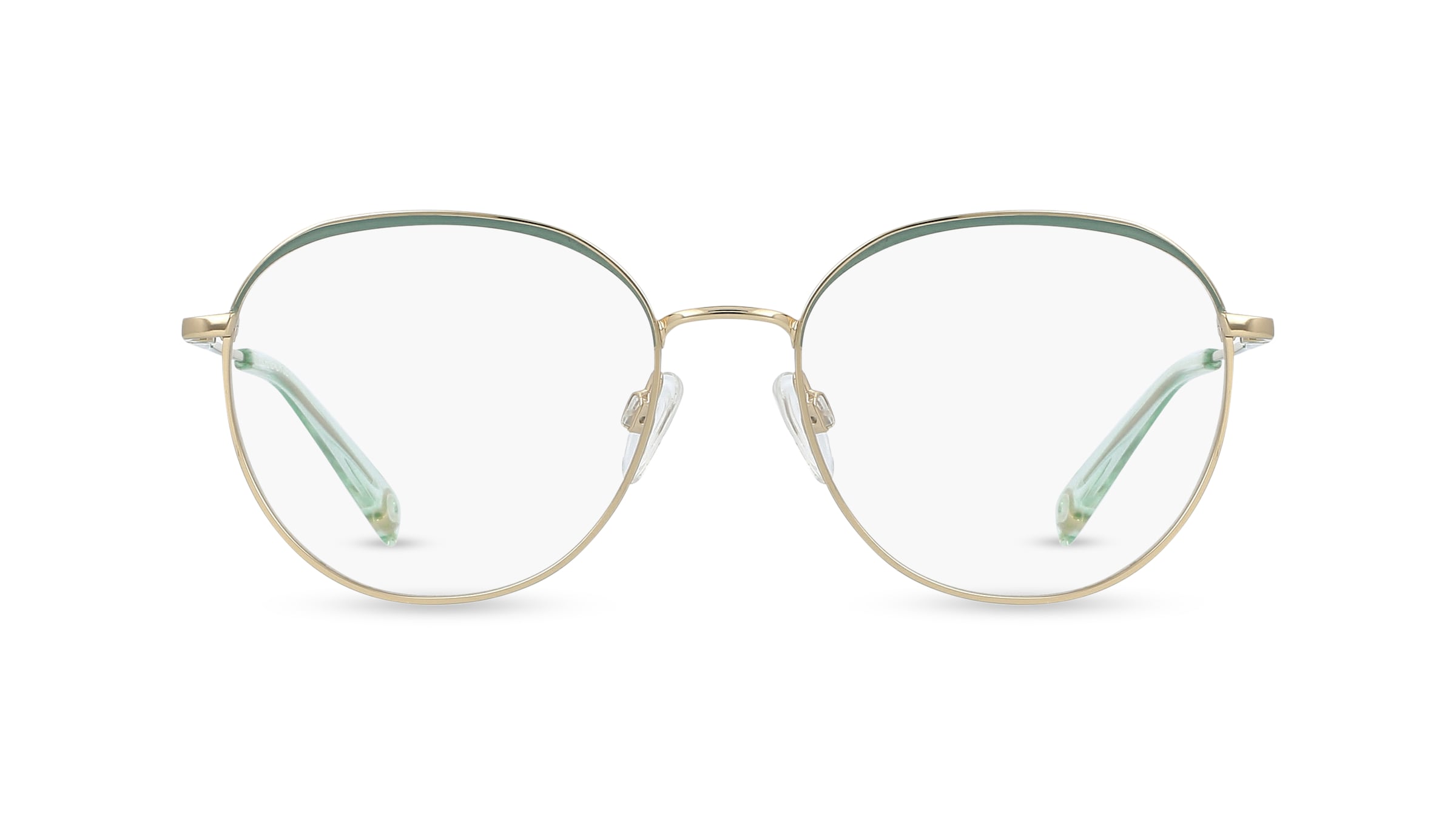 Brendel eyewear 902358 Damen-Brille inkl. Gläser Vollrand Panto Metall-Gestell 51mm/17mm/135mm, gold