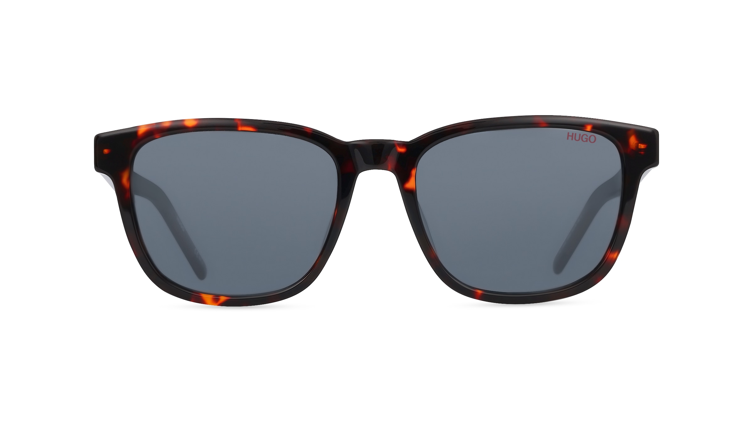 Hugo HG 1243/S Herren-Sonnenbrille Vollrand Eckig Acetat-Gestell, braun