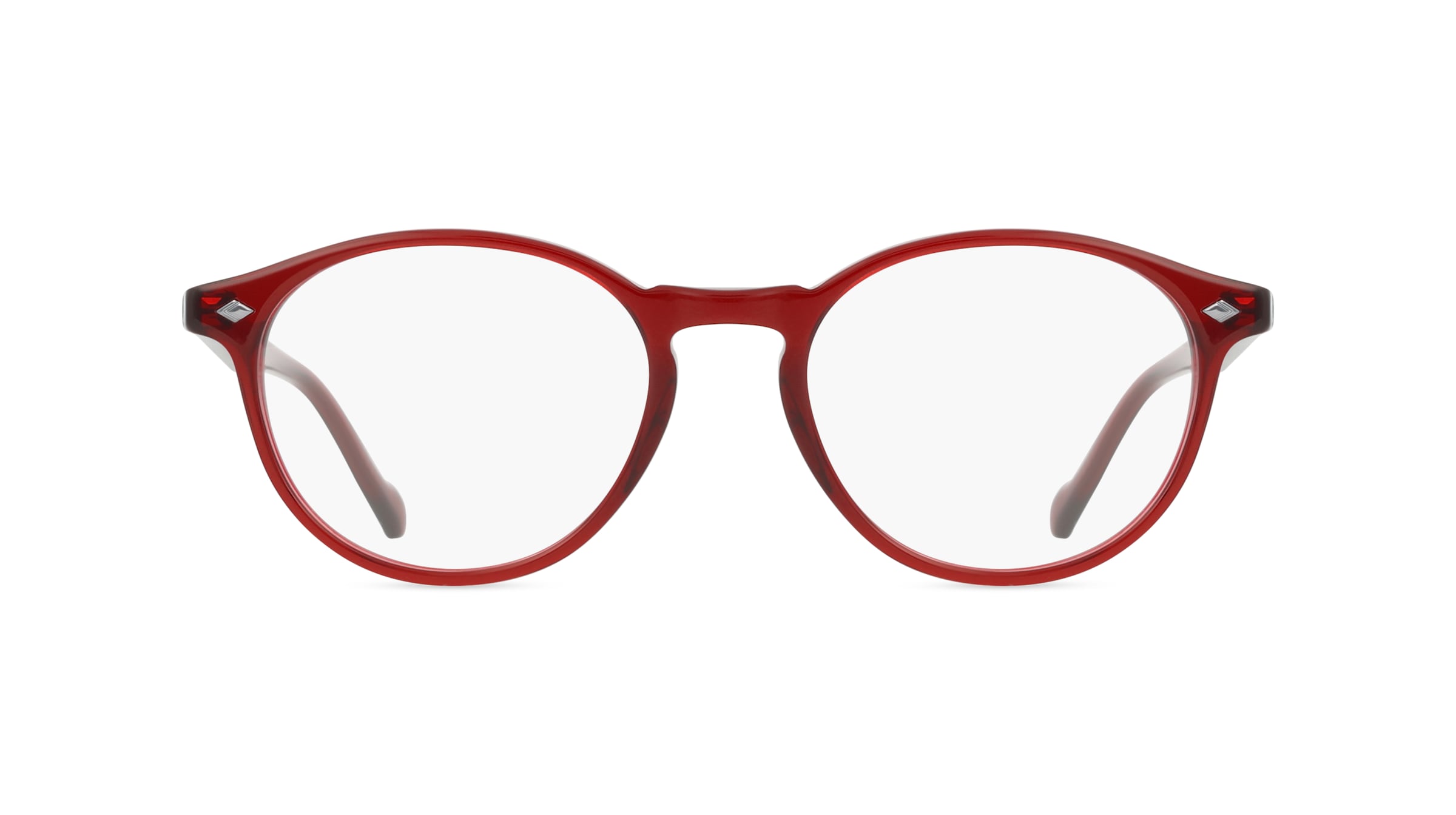 Vogue VO5326 Herren-Brille inkl. Gläser Vollrand Panto Acetat-Gestell 51mm/19mm/145mm, rot