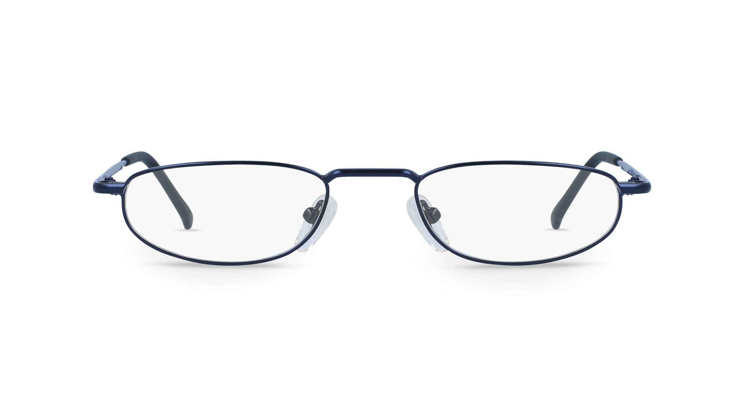 Fielmann MC 290 MOD CL Unisex-Brille inkl. Gläser Vollrand Schmal Metall-Gestell 47mm/20mm/145mm, Blau