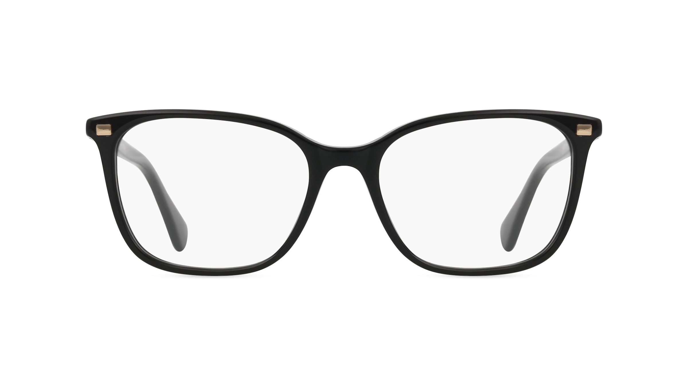 Ralph RA7142 Damen-Brille inkl. Gläser Vollrand Eckig Acetat-Gestell 52mm/17mm/145mm, schwarz