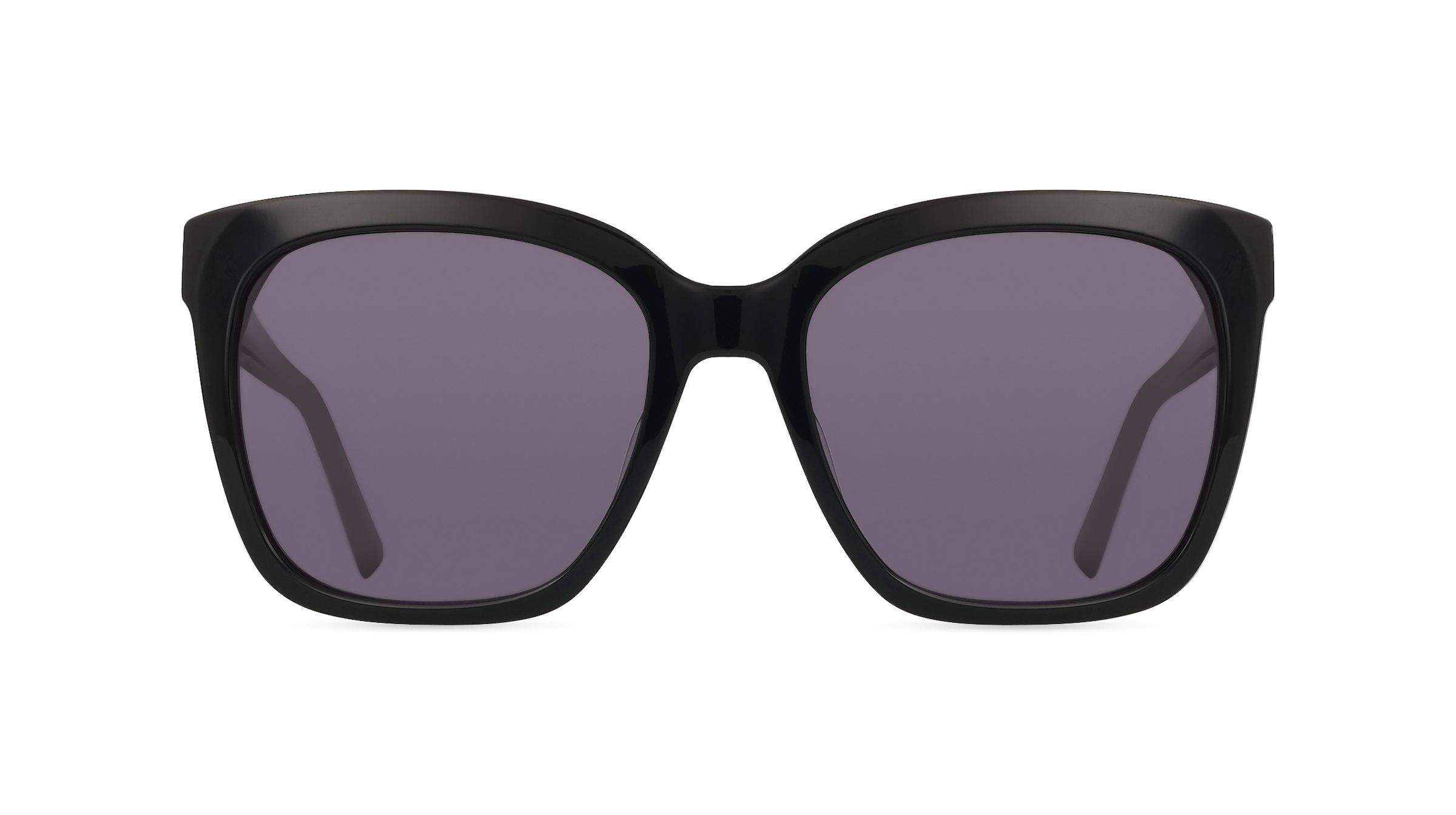 DKNY DK534S Damen-Sonnenbrille Vollrand Eckig Acetat-Gestell, schwarz