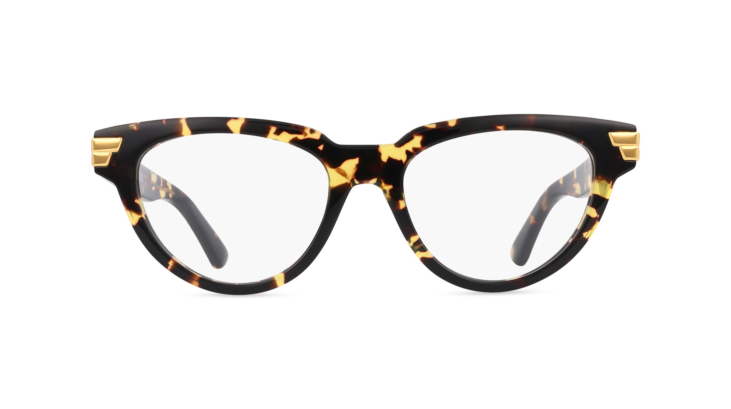 Bottega Veneta BV1106O Unisex-Brille inkl. Gläser Vollrand Butterfly Kunststoff-Gestell 52mm/18mm/140mm, Havanna