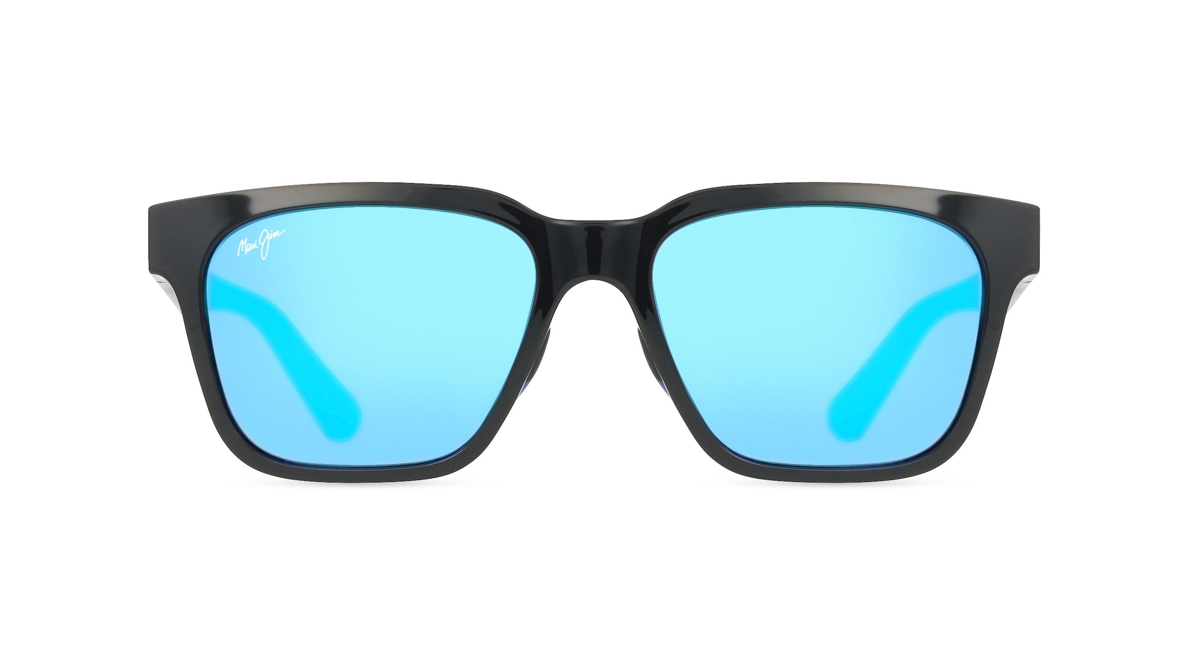 Maui Jim MJ0631S Unisex-Sonnenbrille Vollrand Eckig Nylon-Gestell, schwarz