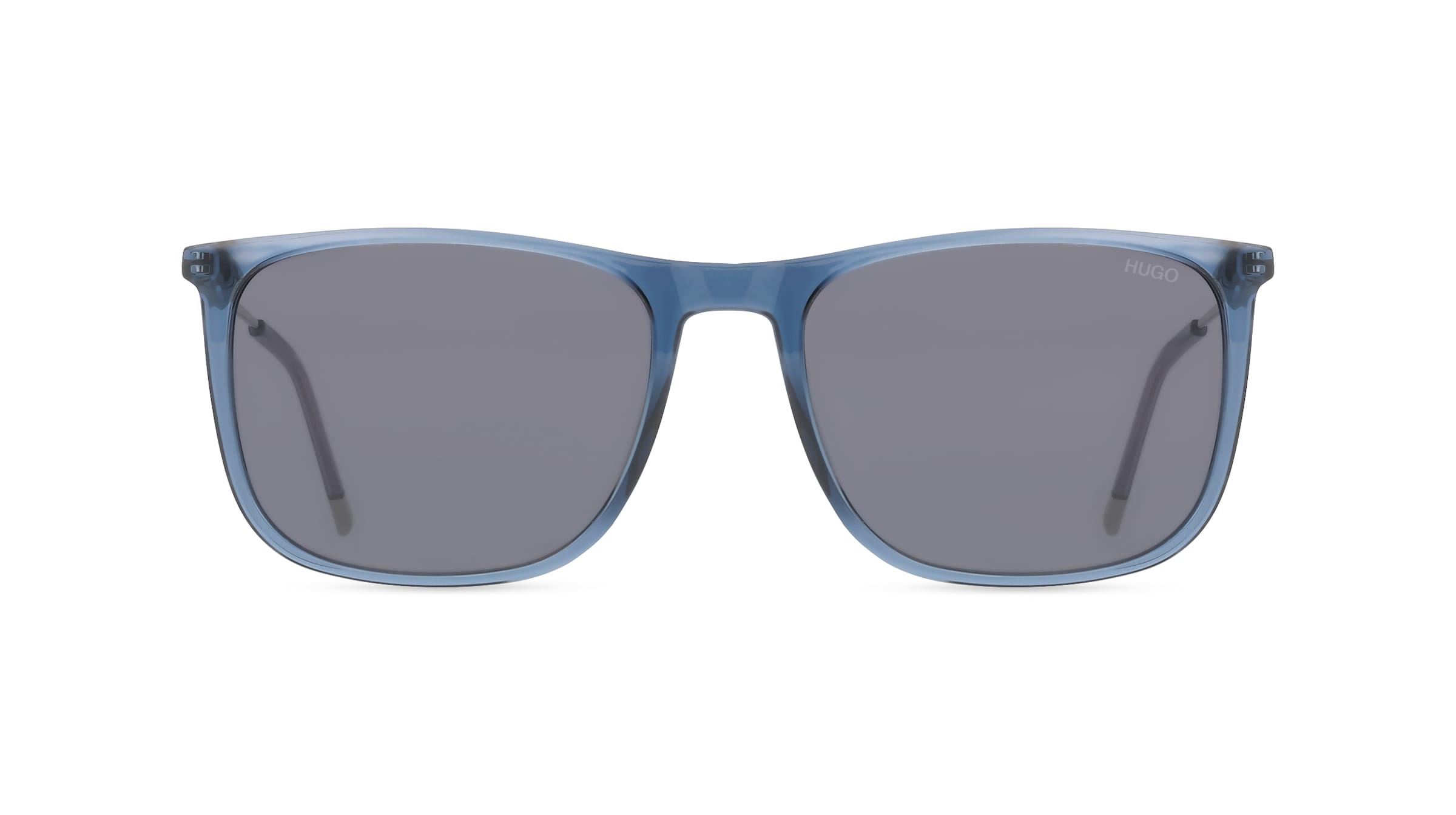 Hugo 207437 Herren-Sonnenbrille Vollrand Eckig Kunststoff-Gestell, blau