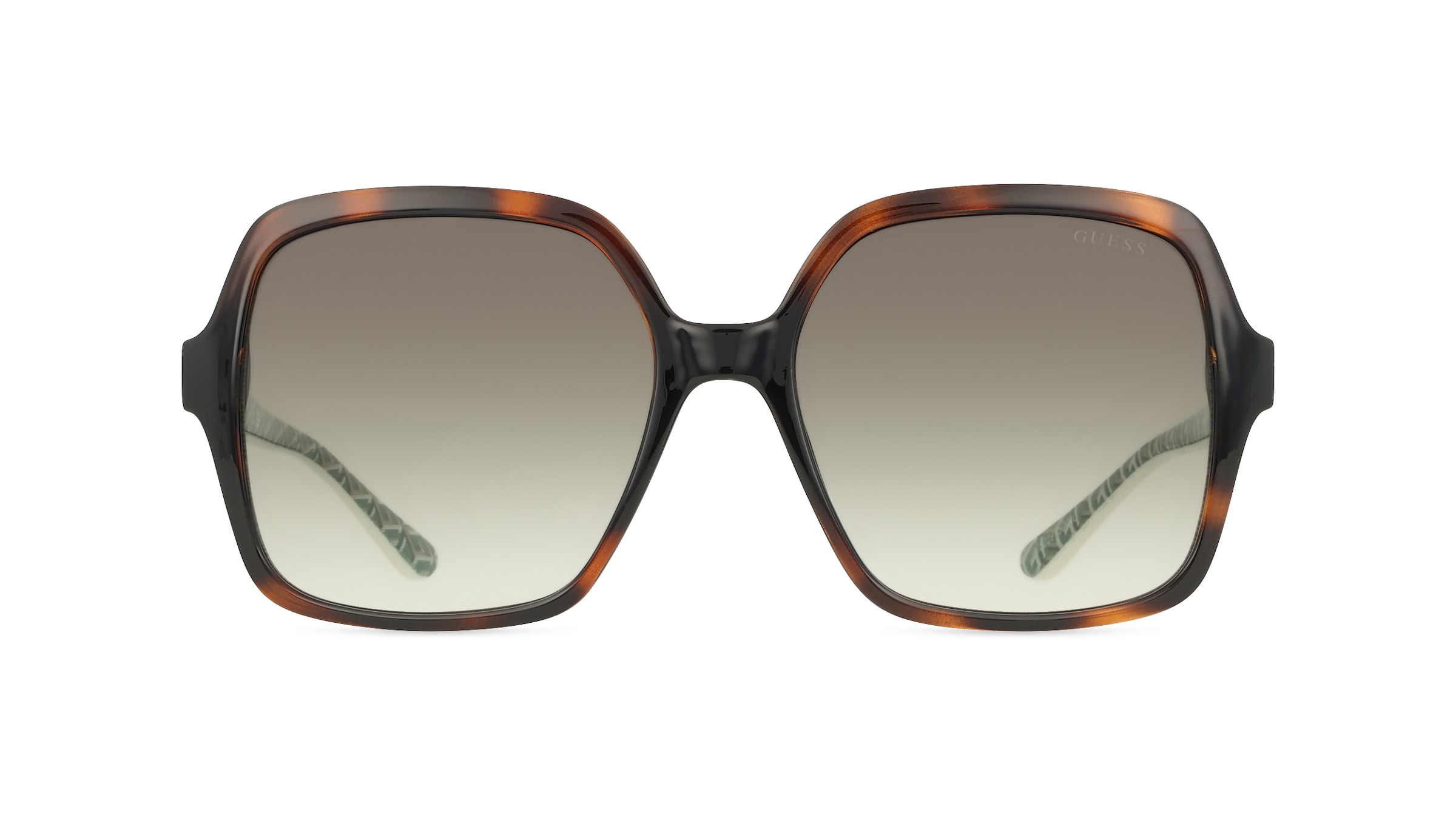 Guess GU7921-H Damen-Sonnenbrille Vollrand Eckig Acetat-Gestell, braun