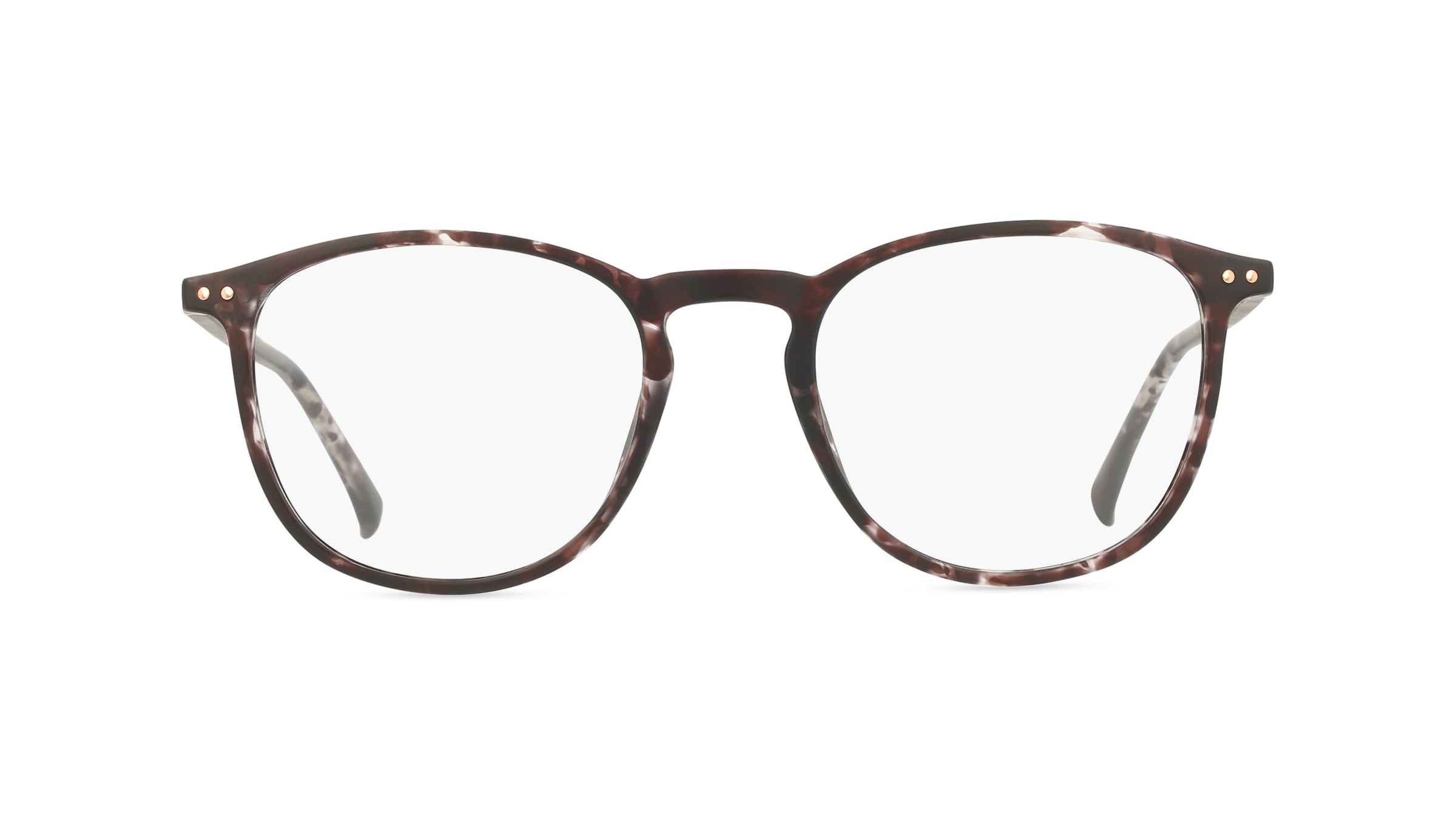 Joop! JP 6007 Unisex-Brille inkl. Gläser Vollrand Panto Kunststoff-Gestell 50mm/20mm/0mm, braun