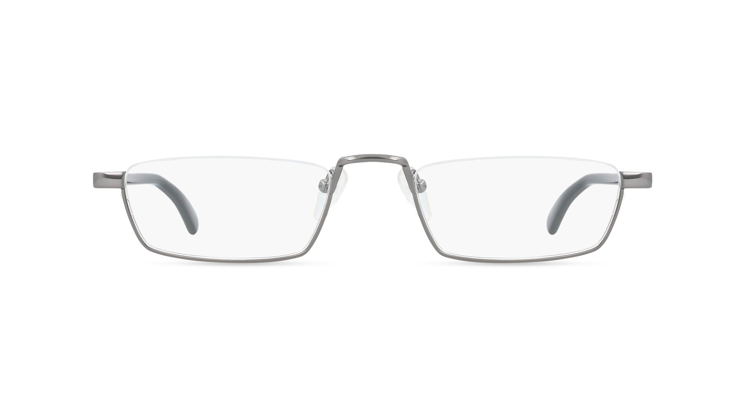 Fielmann OPH 9974 CL HANS Herren-Brille inkl. Gläser Halbrand Halb Edelstahl-Gestell 53/21/150, grau