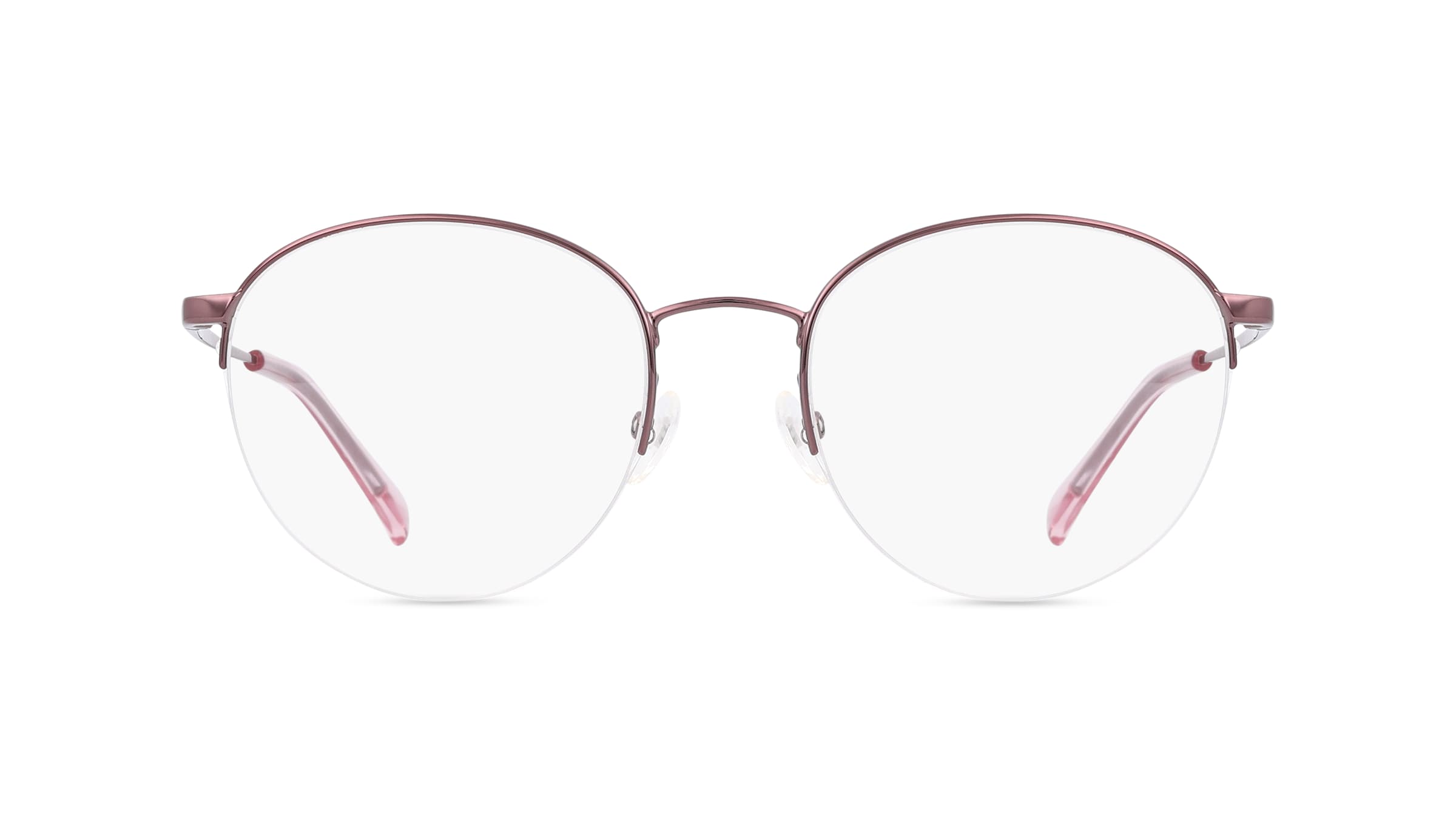 Fielmann MI 054 CL Damen-Brille inkl. Gläser Nylor Oval Metall-Gestell 49mm/19mm/140mm, lila