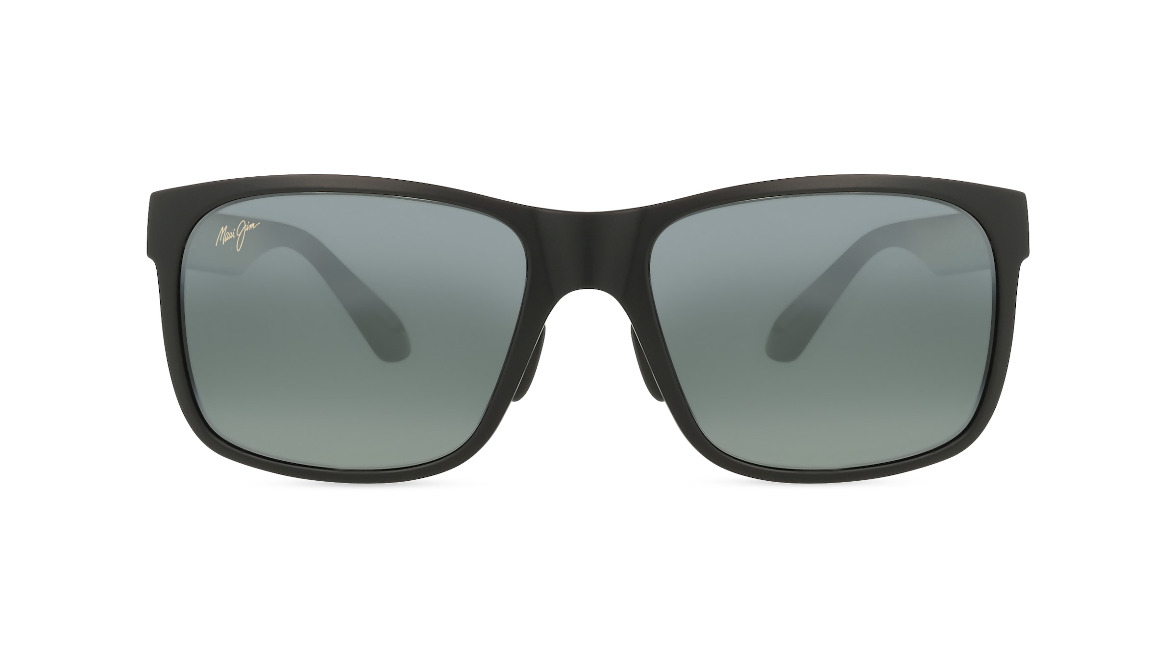 Maui Jim 432 Herren-Sonnenbrille Vollrand Eckig Kunststoff-Gestell, schwarz