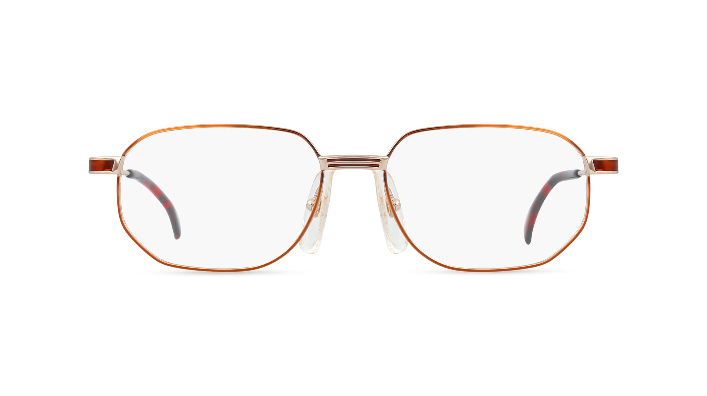 Fielmann OPH 9582 FLEX TR Herren-Brille inkl. Gläser Vollrand Quadratisch Metall-Gestell 52/17/135, Gold