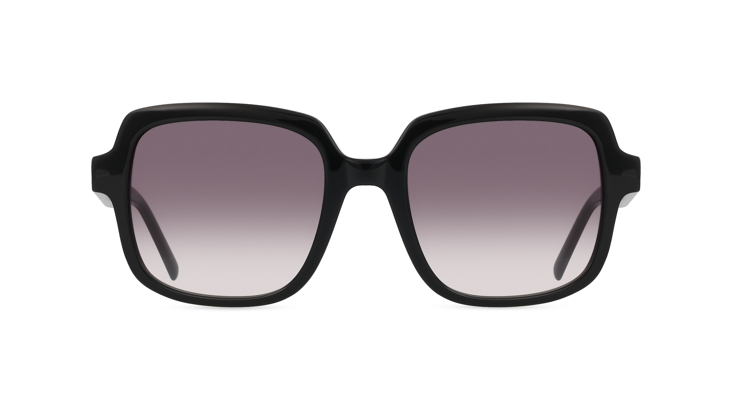 DKNY DK540S Damen-Sonnenbrille Vollrand Eckig Acetat-Gestell, schwarz