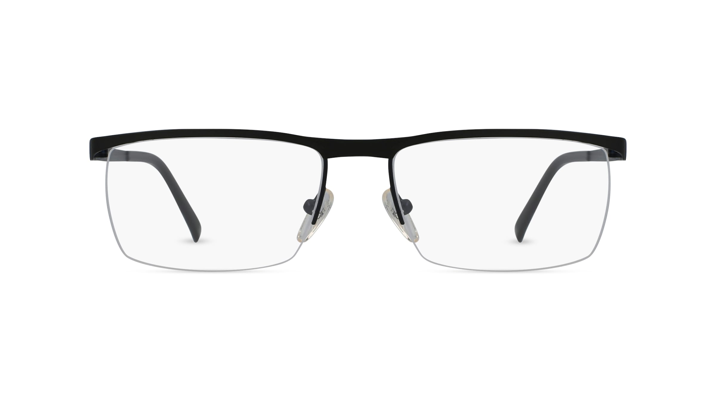 Fielmann MC 545 CL Herren-Brille inkl. Gläser Nylor Eckig Edelstahl-Gestell 54mm/17mm/140mm, schwarz