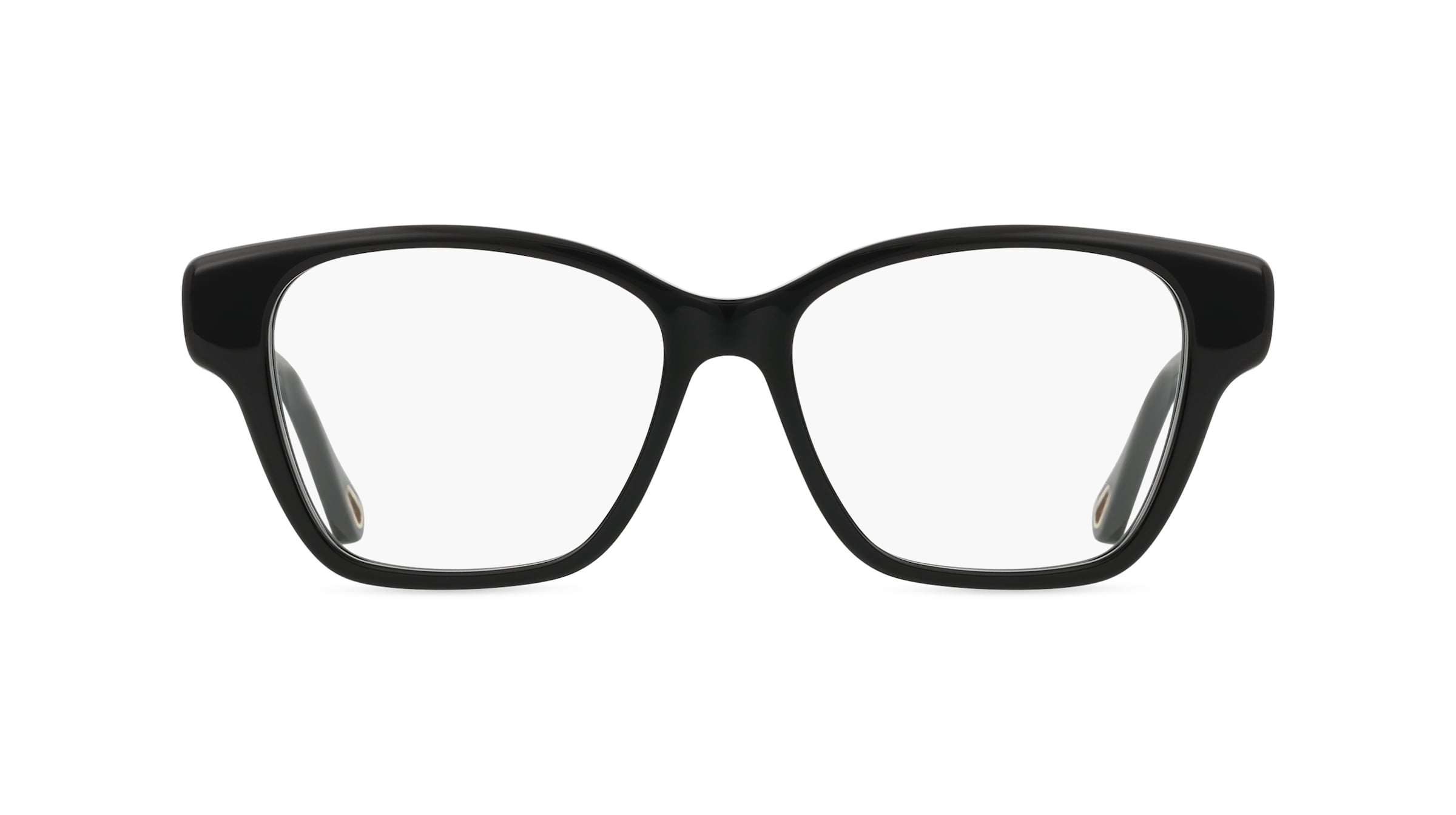 Chloé CH0200O Damen-Brille inkl. Gläser Vollrand Butterfly Recycled Acetat-Gestell 51mm/15mm/140mm, schwarz