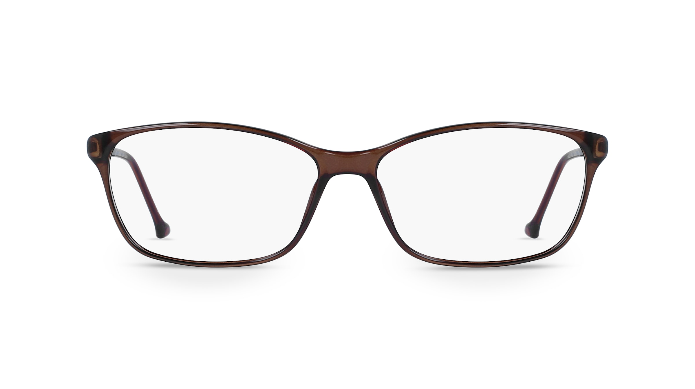 Fielmann COMFORT 087 CL Damen-Brille inkl. Gläser Vollrand Eckig TR90-Gestell 54mm/14mm/135mm, braun