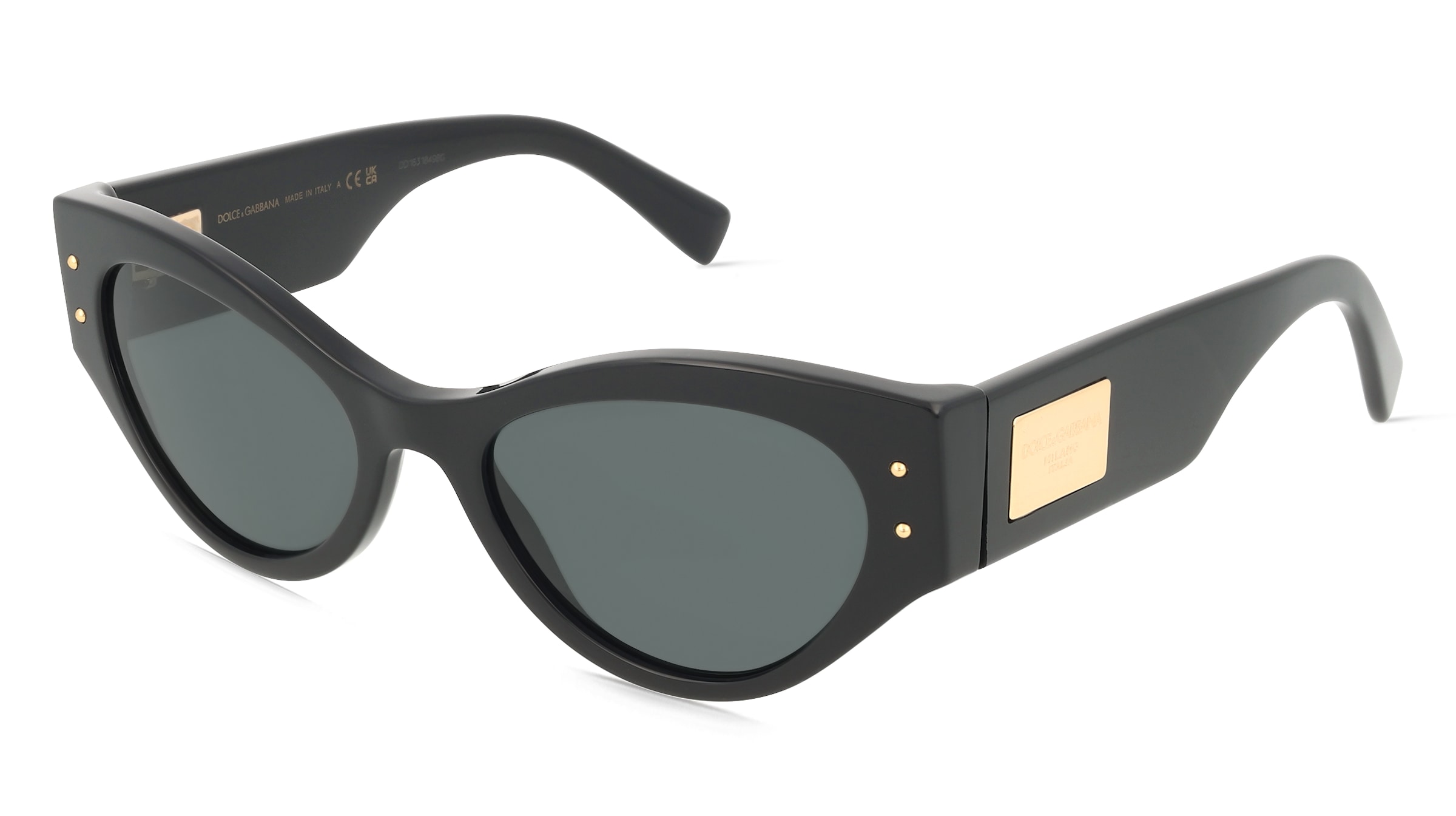 Dolce&amp;Gabbana DG4480 Damen-Sonnenbrille Vollrand Butterfly Acetat-Gestell, Schwarz