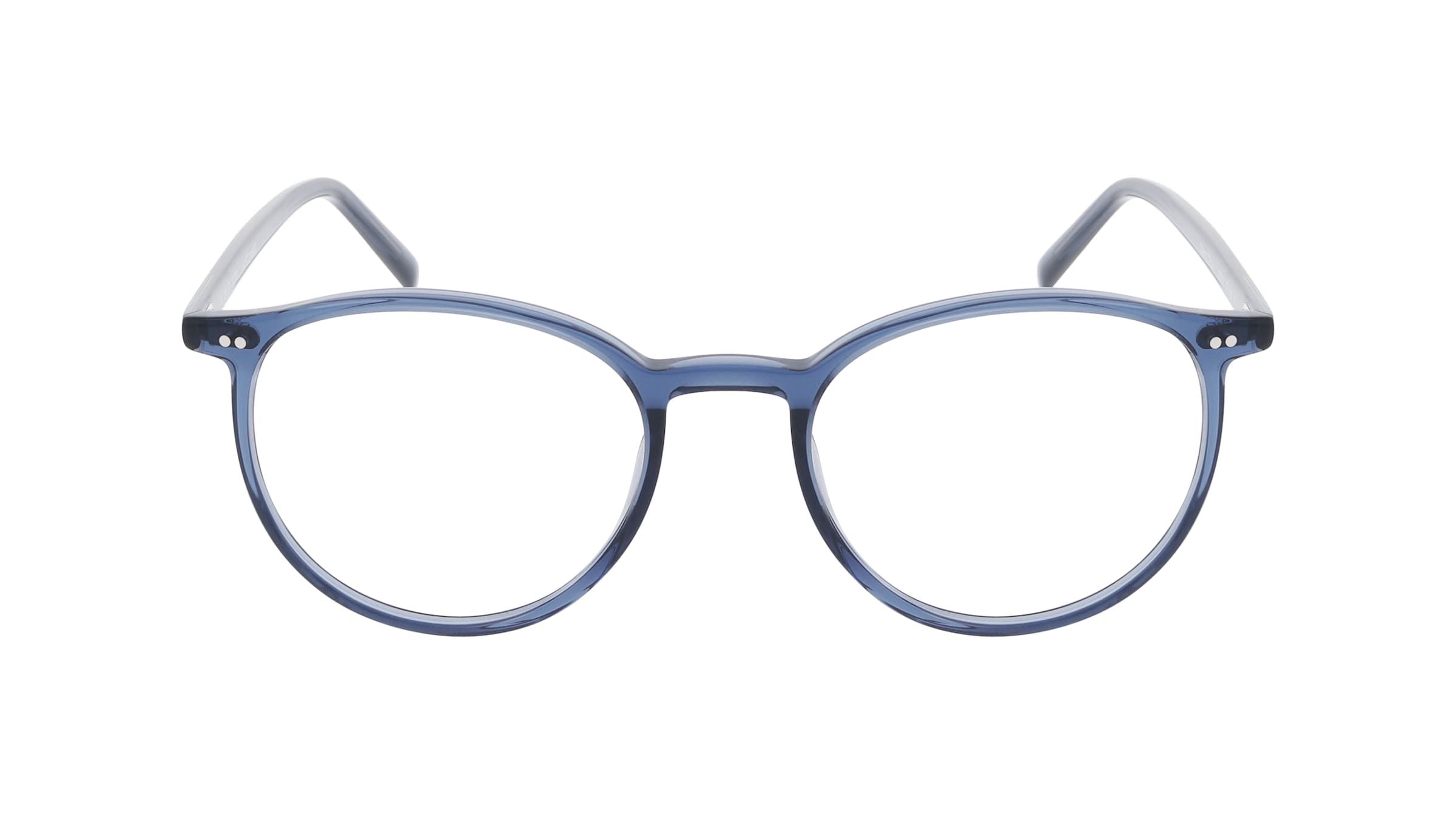 Marc O'Polo Eyewear 503171 Damen-Brille inkl. Gläser Vollrand Panto Kunststoff-Gestell 52mm/18mm/145mm, blau