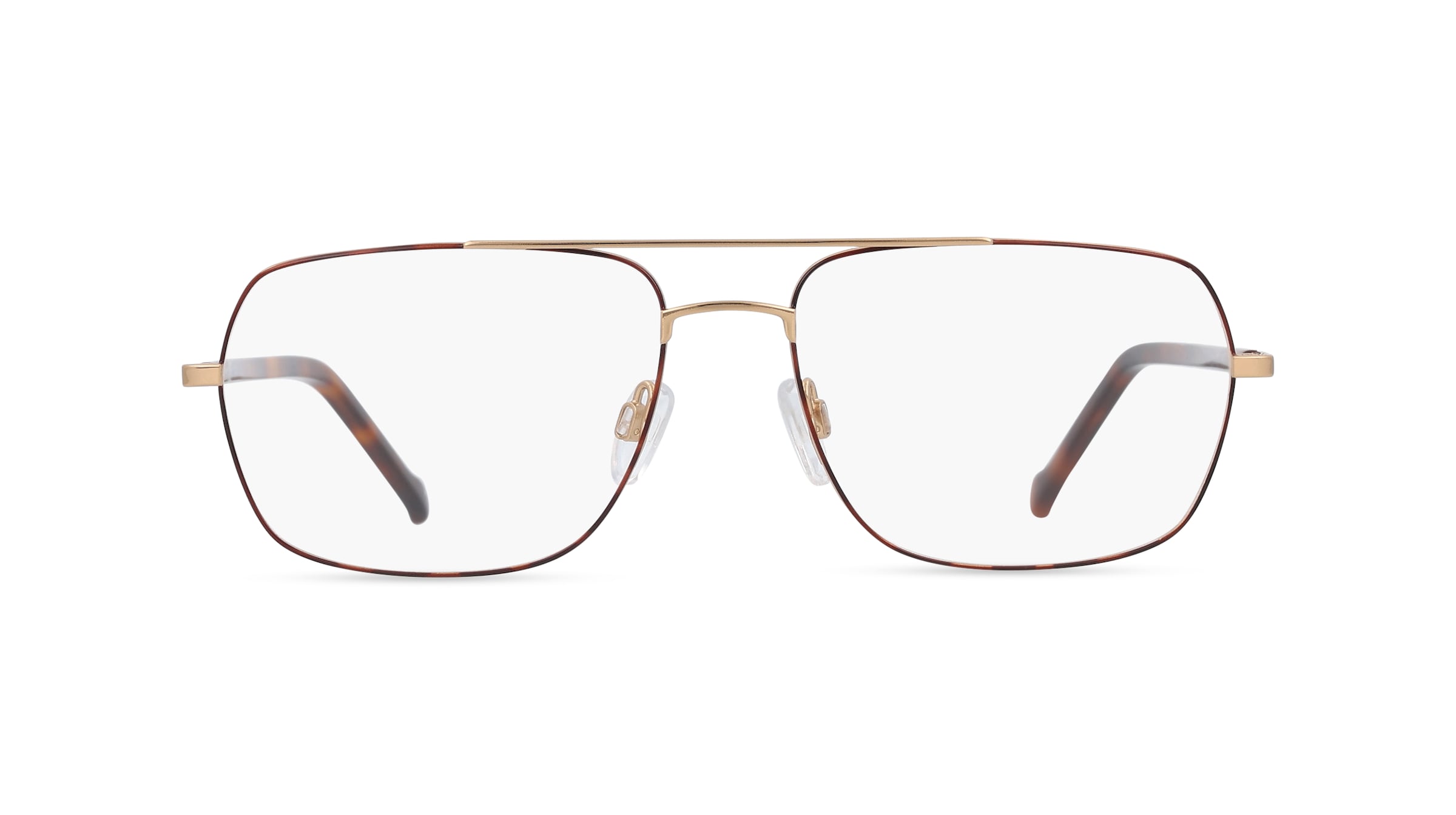 Fielmann 2207 CL Herren-Brille inkl. Gläser Vollrand Eckig Metall-Gestell 57mm/16mm/150mm, braun