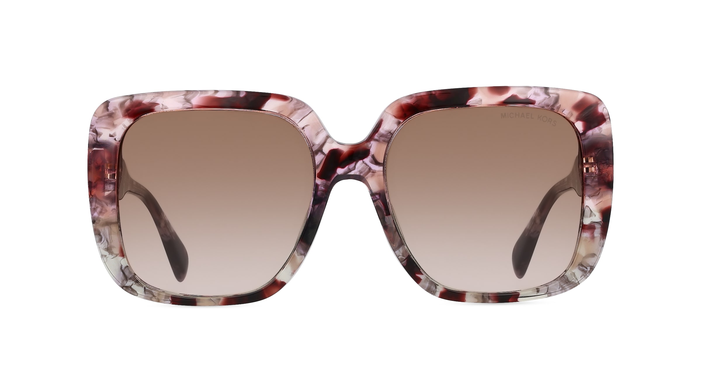 Michael Kors MK2183U Damen-Sonnenbrille Vollrand Eckig Acetat-Gestell, pink