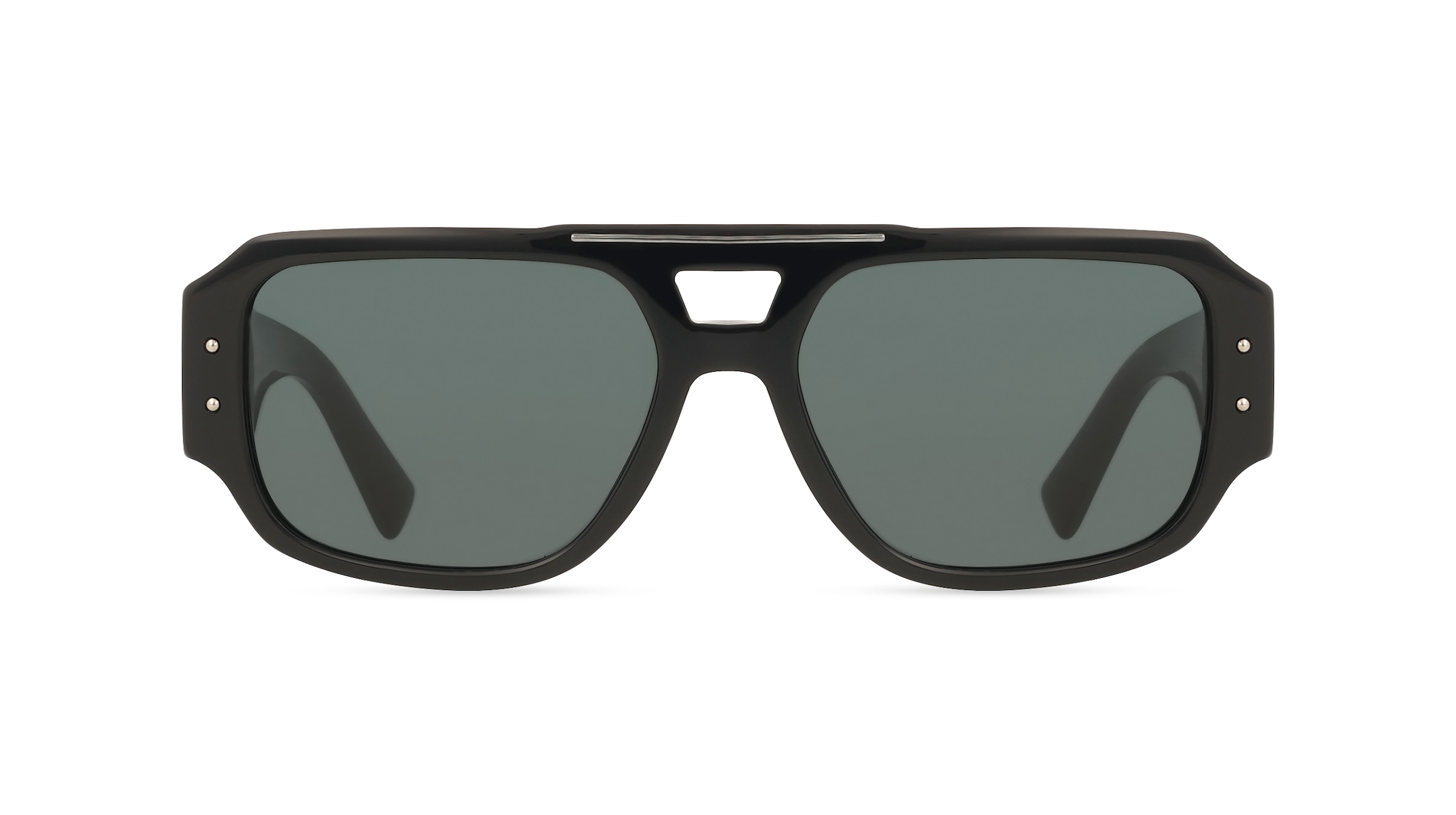 Dolce&Gabbana DG4482 Herren-Sonnenbrille Vollrand Pilot Acetat-Gestell, schwarz