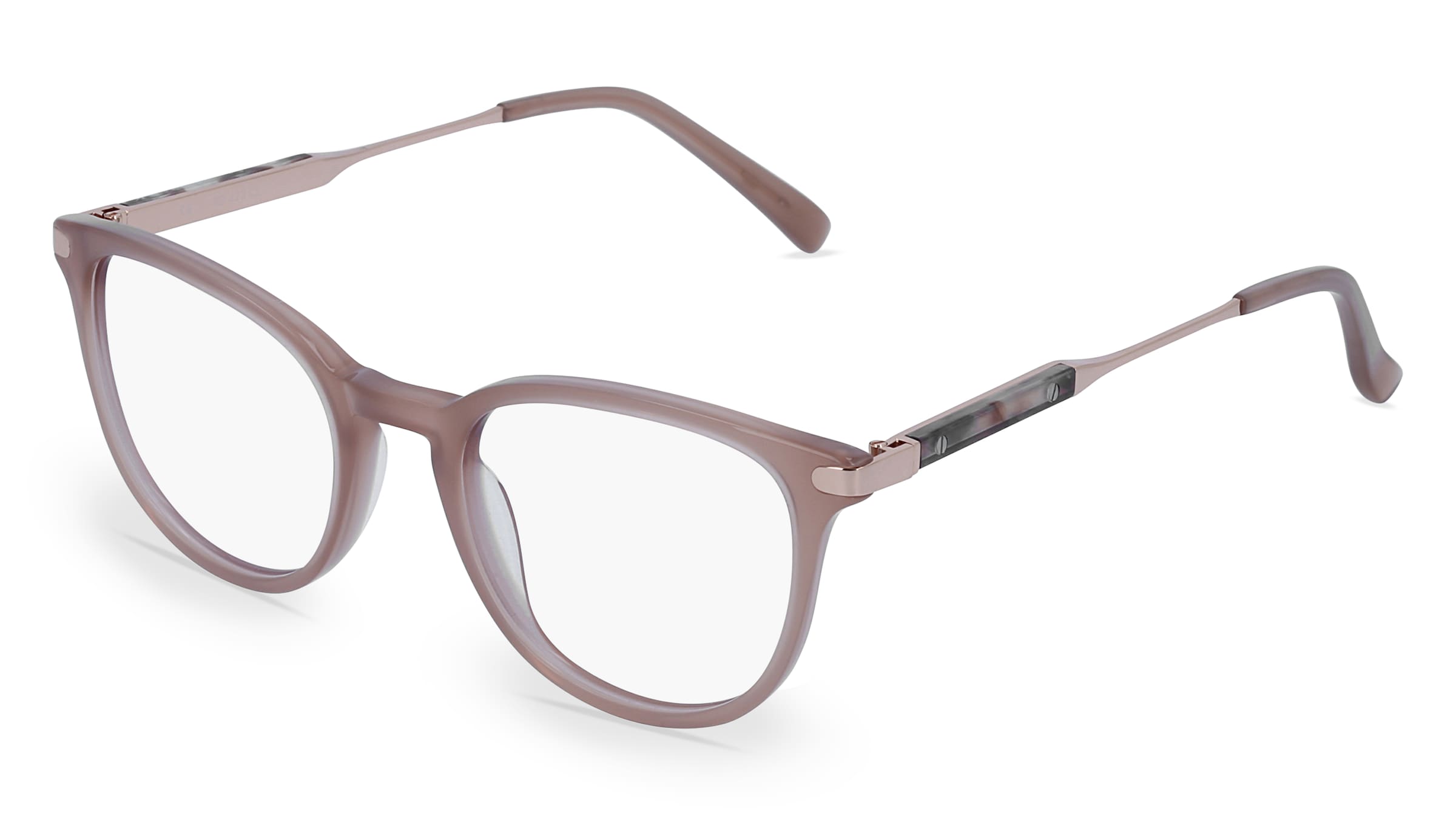 Fielmann BD 423 CL Damen-Brille inkl. Gläser Vollrand Panto Acetat-Gestell 49/19/145, Pink