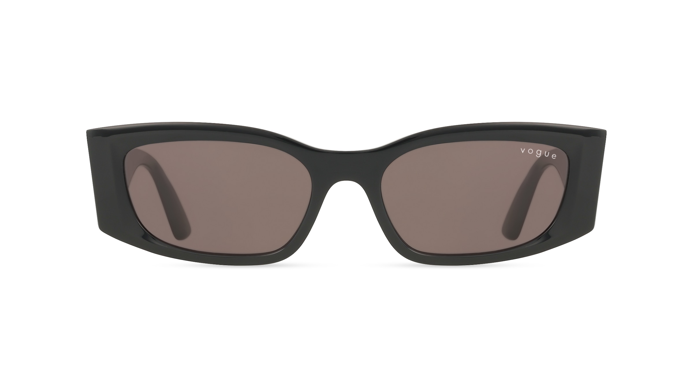 Vogue 0VO5655SU Damen-Sonnenbrille Vollrand Pilot Kunststoff-Gestell, schwarz