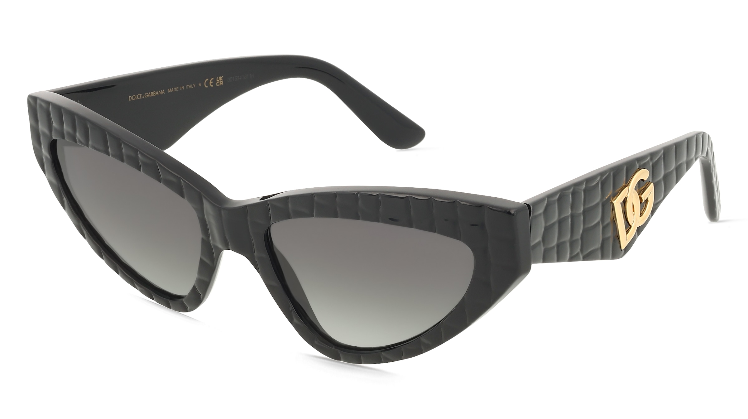 Dolce&amp;Gabbana 0DG4439 Damen-Sonnenbrille Vollrand Cat Eye Acetat-Gestell, Schwarz