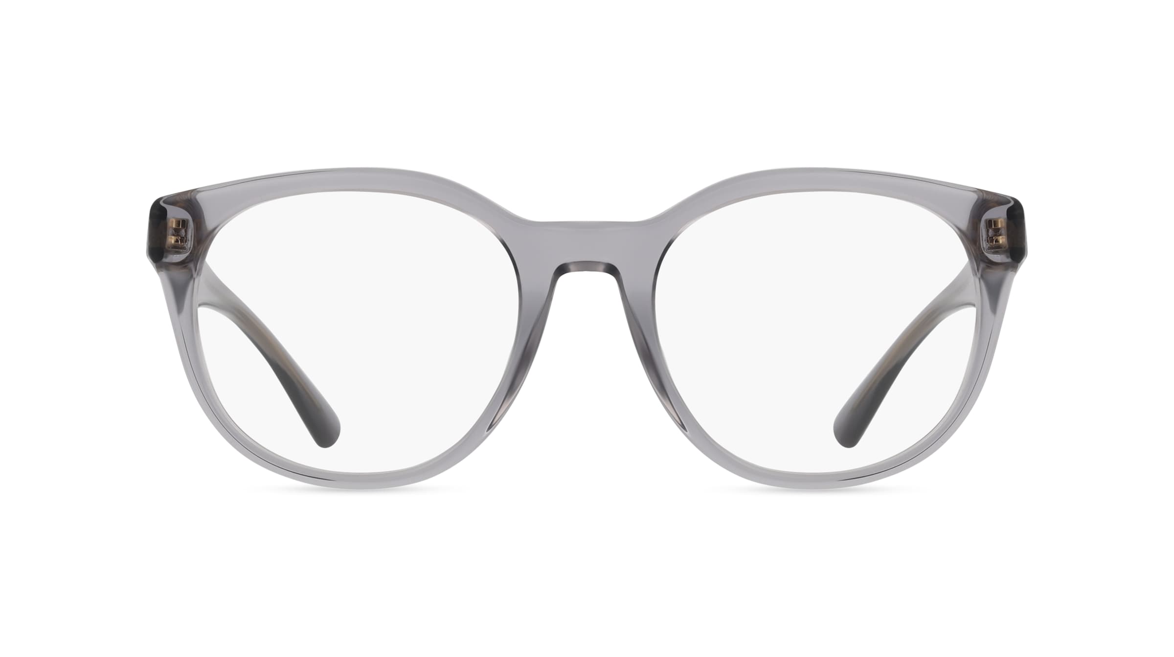 Emporio Armani EA3207 Herren-Brille inkl. Gläser Vollrand Rund Acetat-Gestell 51mm/20mm/145mm, grau