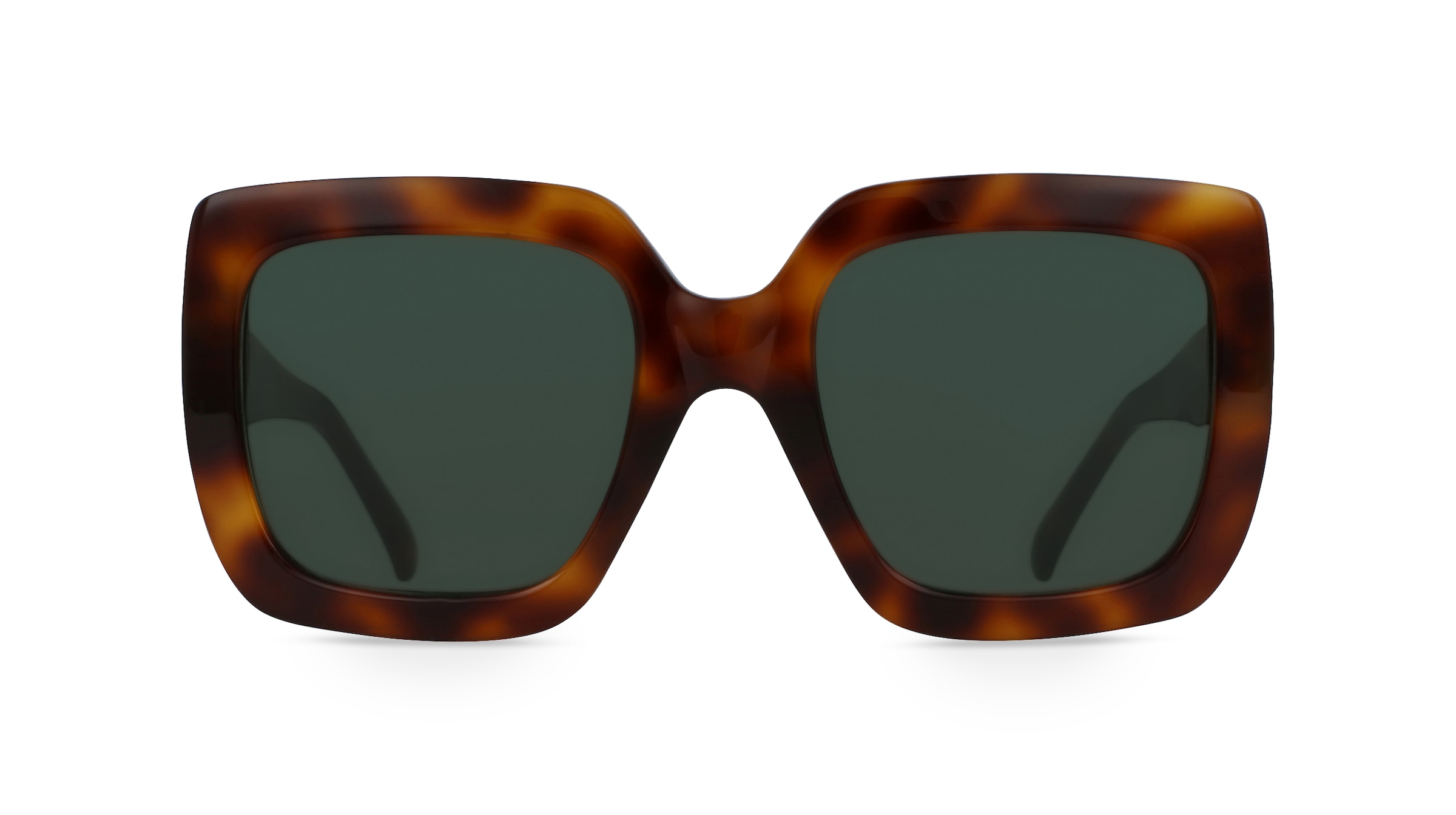 Fielmann MF 043 SUN FA Damen-Sonnenbrille Vollrand Eckig Acetat-Gestell, braun