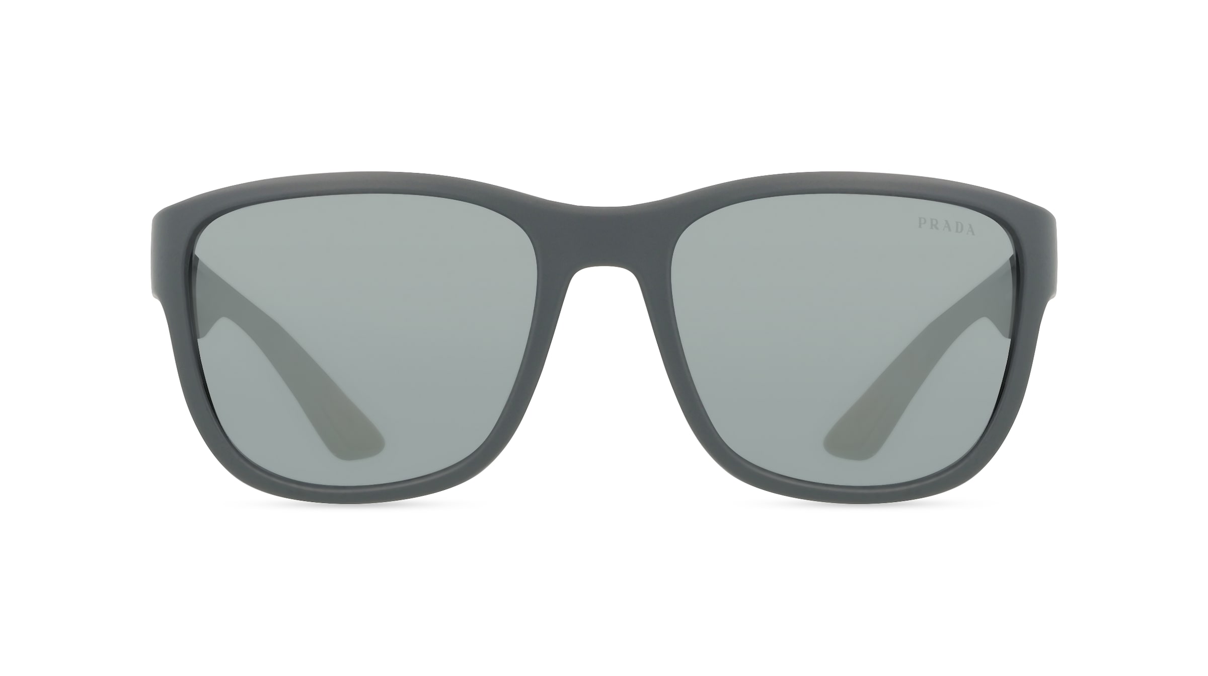 Prada Linea Rossa PS01US Herren-Sonnenbrille Vollrand Pilot Kunststoff-Gestell, grau