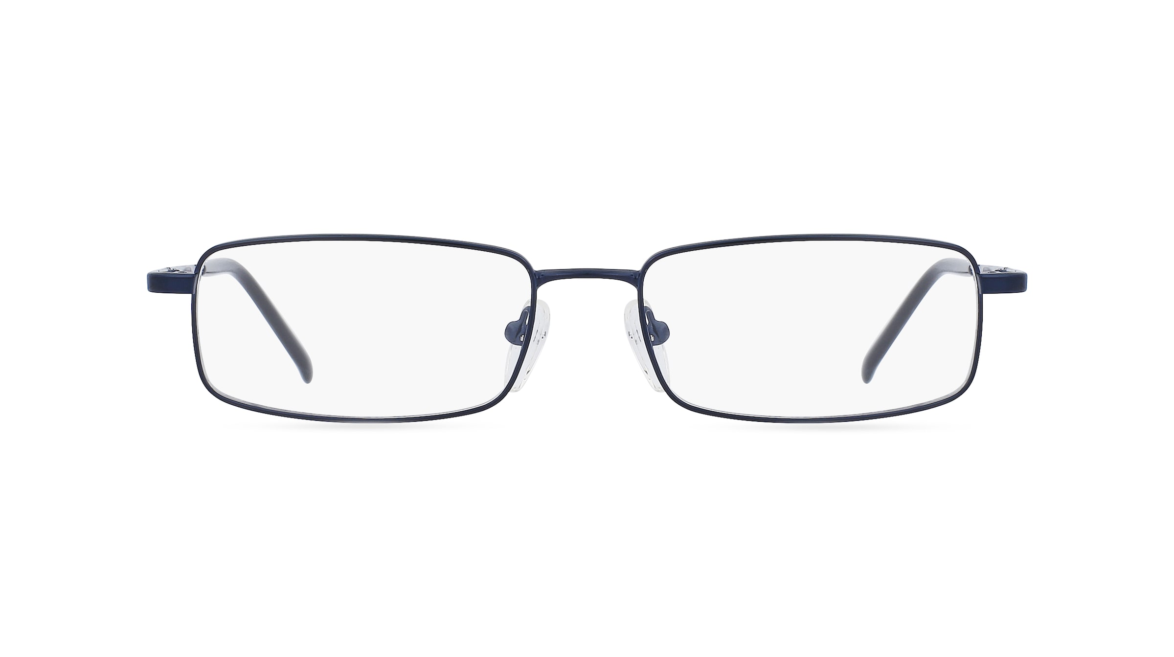 Fielmann MC 232 FA Unisex-Brille inkl. Gläser Vollrand Eckig Metall-Gestell 50mm/18mm/135mm, blau