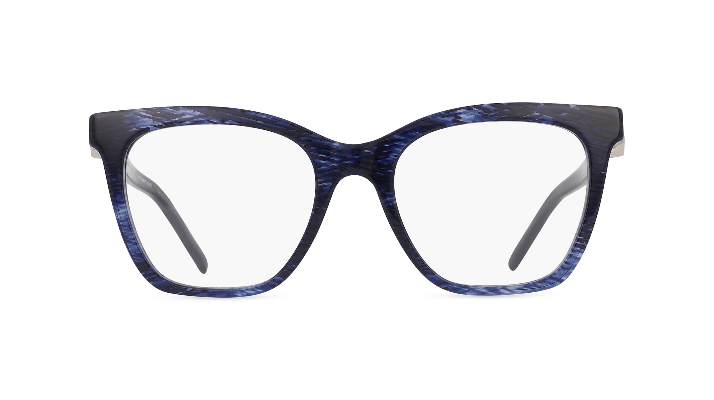 Giorgio Armani 0AR7238 Damen-Brille inkl. Gläser Vollrand Cat Eye Acetat-Gestell 52/19/140, Blau
