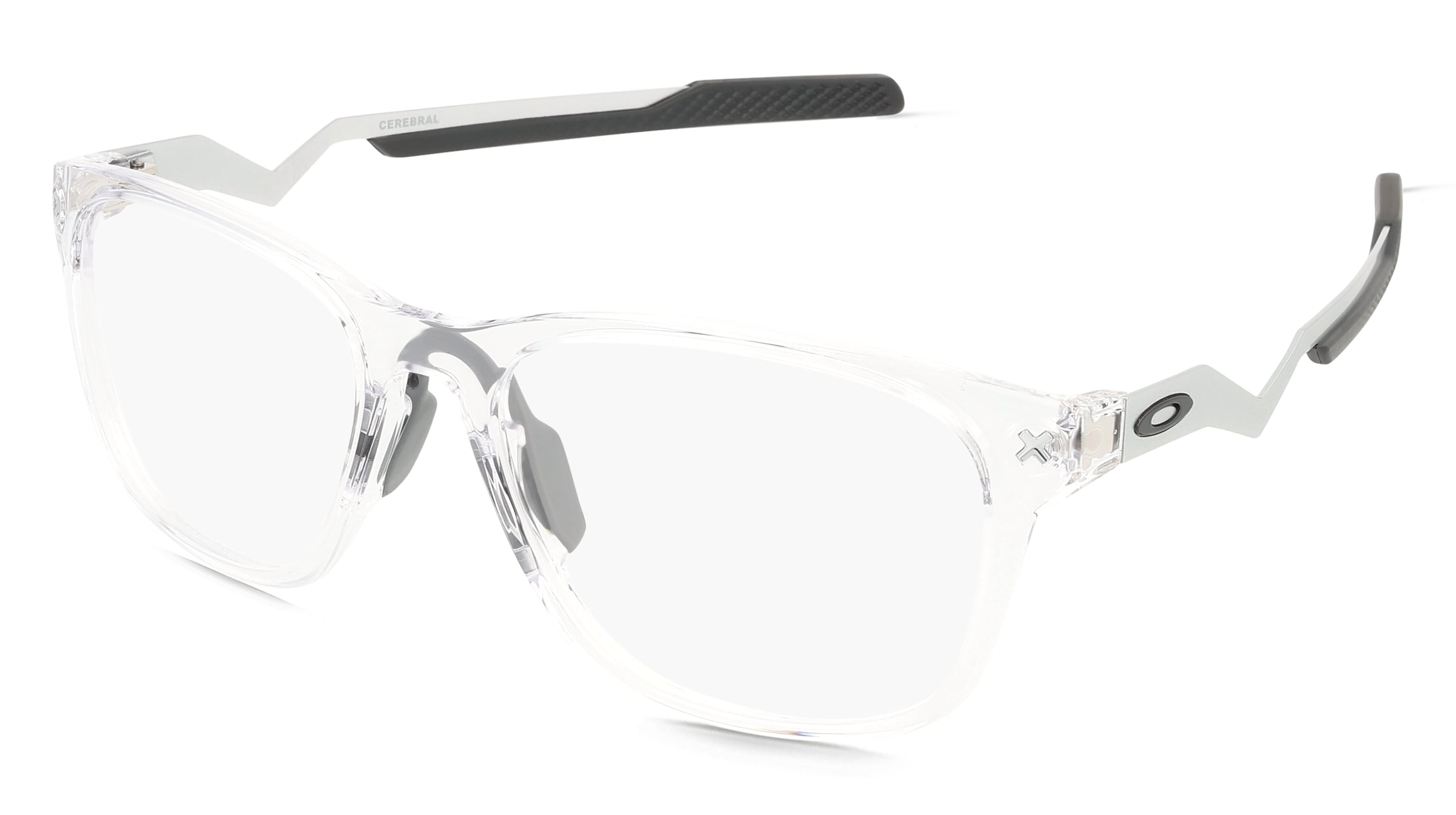 Oakley OX8187 Herren-Brille inkl. Gläser Vollrand Quadratisch Kunststoff-Gestell 57/18/130, Transparent