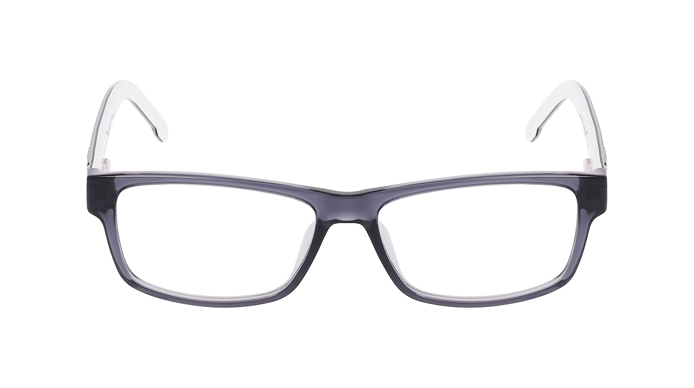 Lacoste L2707 Herren-Brille inkl. Gläser Vollrand Eckig Kunststoff-Gestell 53mm/15mm/145mm, grau