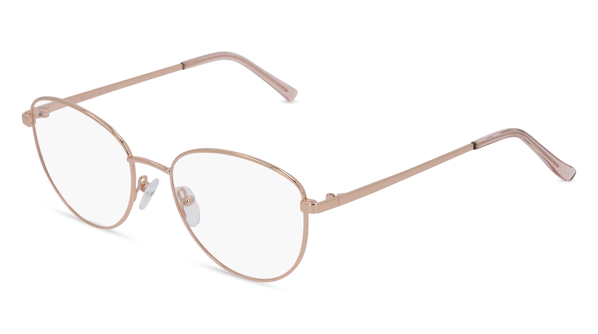 Fielmann BD 481 CL Damen-Brille inkl. Gläser Vollrand Eckig Edelstahl-Gestell 53mm/18mm/135mm, pink