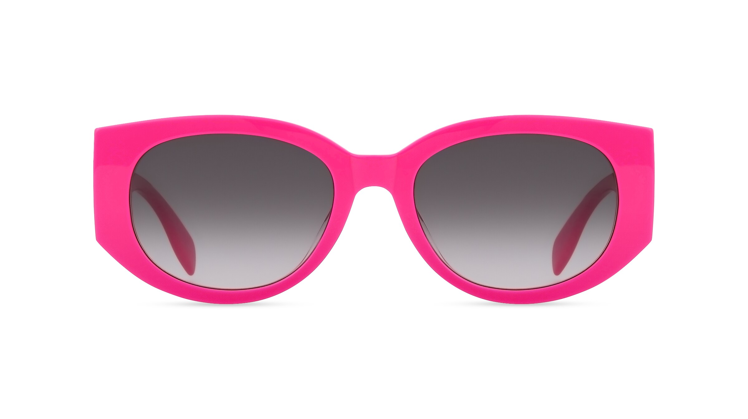 Alexander McQueen AM0330S Damen-Sonnenbrille Vollrand Butterfly Kunststoff-Gestell, pink