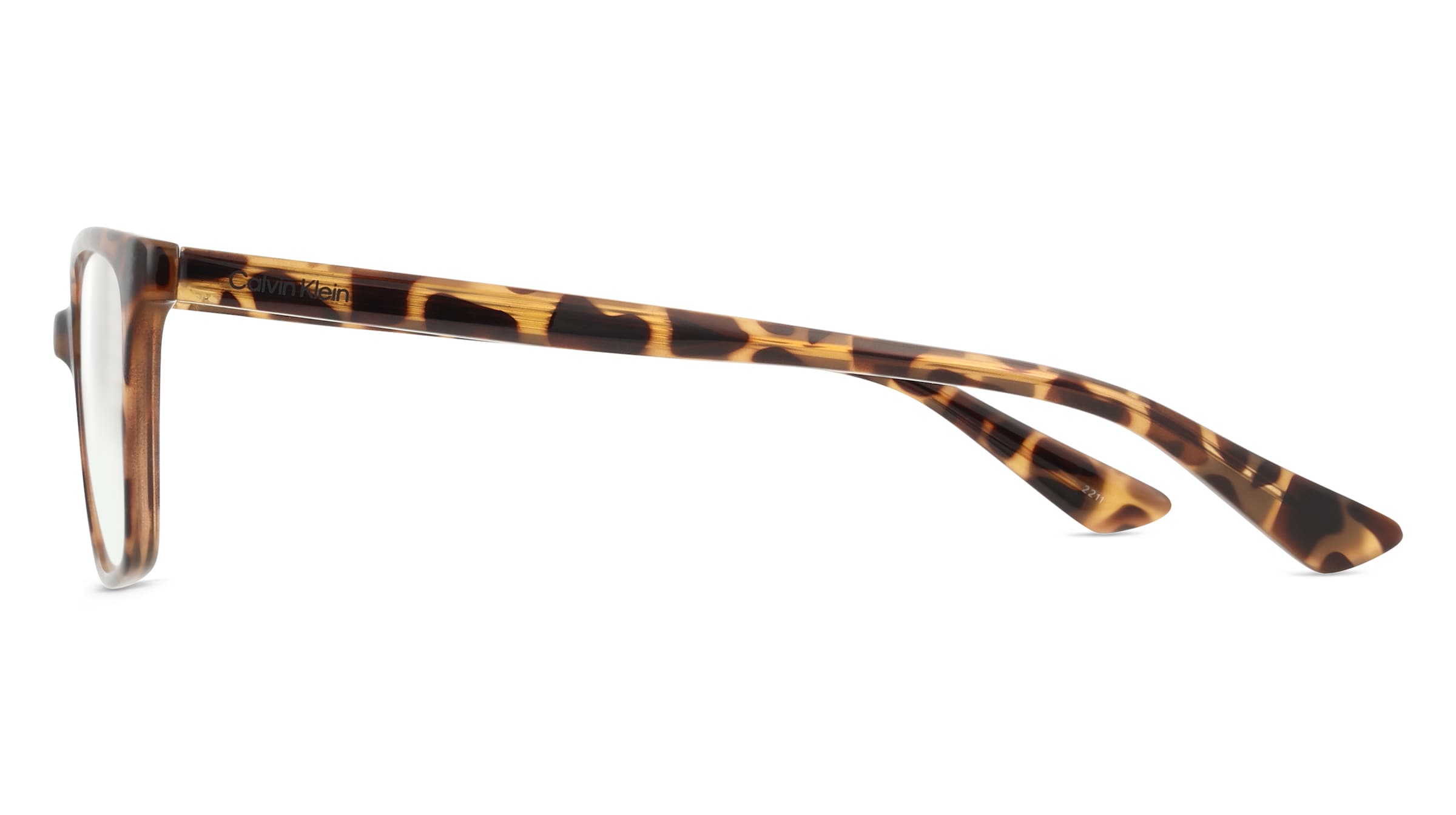 Thumbnail - Calvin Klein CK23516 Unisex-Brille inkl. Gläser Vollrand Eckig Kunststoff-Gestell 52mm/15mm/140mm, braun