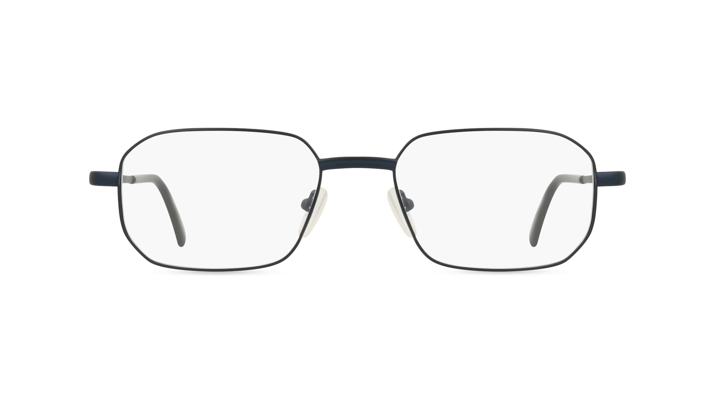 Fielmann MC 574 FLEX CL Herren-Brille inkl. Gläser Vollrand Eckig Edelstahl-Gestell 54mm/19mm/135mm, blau