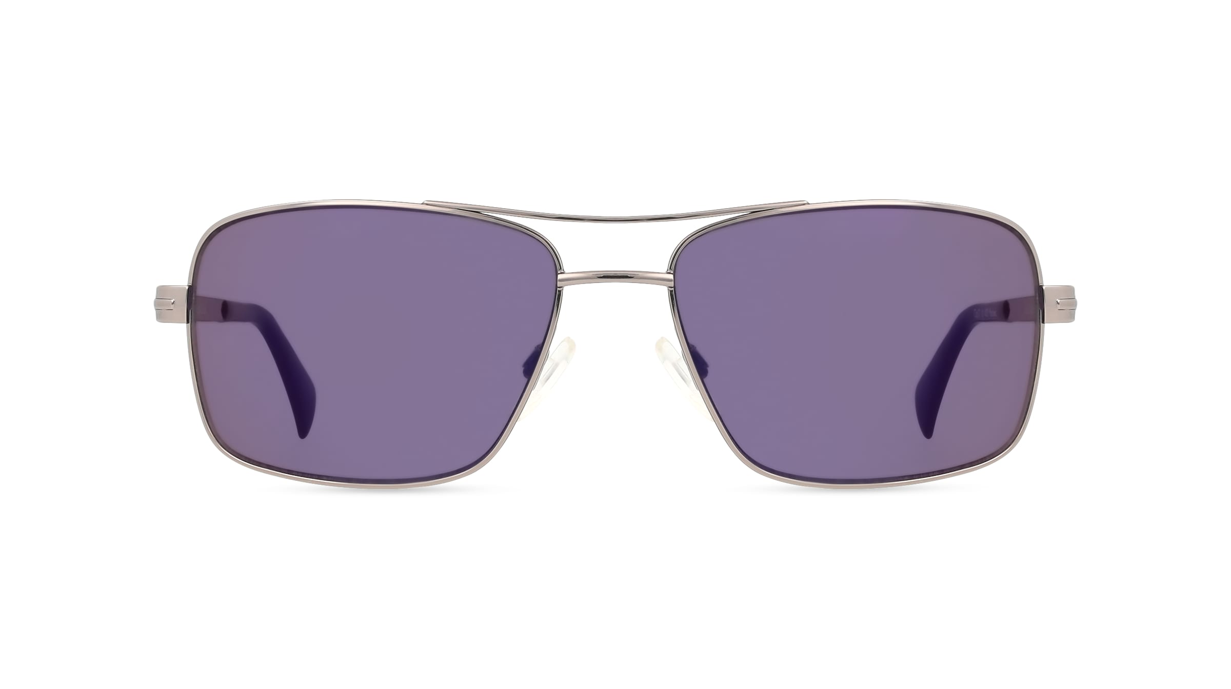 Fielmann OBRA 446 SUN FLEX CL Herren-Sonnenbrille Vollrand Quadratisch Metall-Gestell, grau