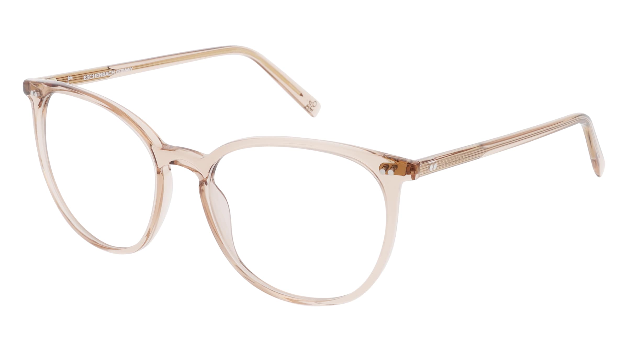 Marc O’Polo Eyewear 503262 Damen-Brille inkl. Gläser Vollrand Cat Eye Kunststoff-Gestell 53/17/140, Beige