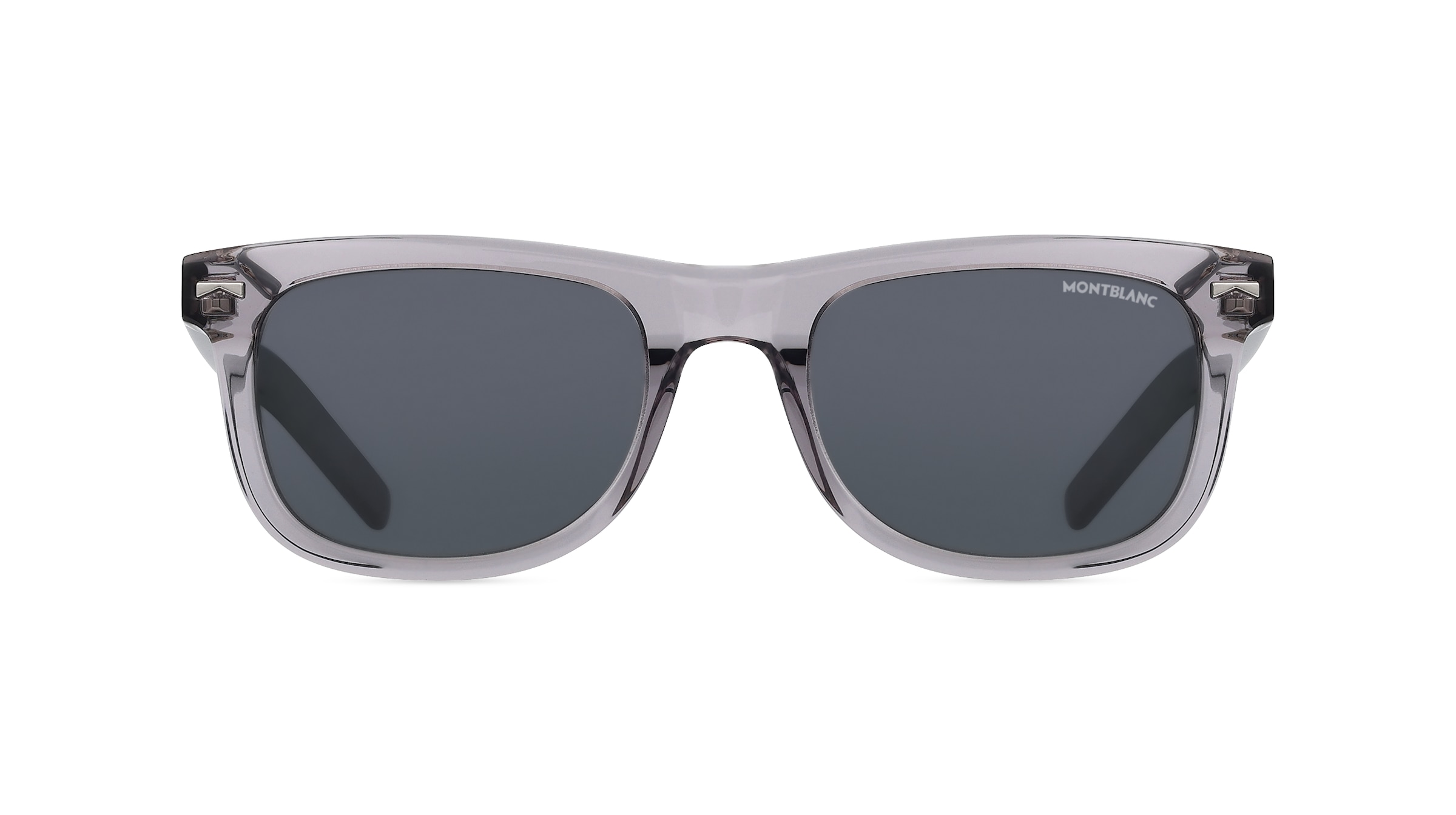 Montblanc MB0260S Herren-Sonnenbrille Vollrand Eckig Recycelt-Gestell, grau