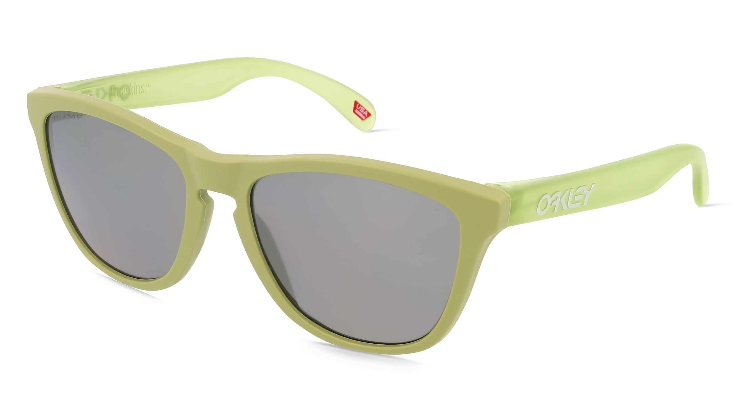 Oakley OO9013 FROGSKINS Herren-Sonnenbrille Vollrand Quadratisch Kunststoff-Gestell, Grün