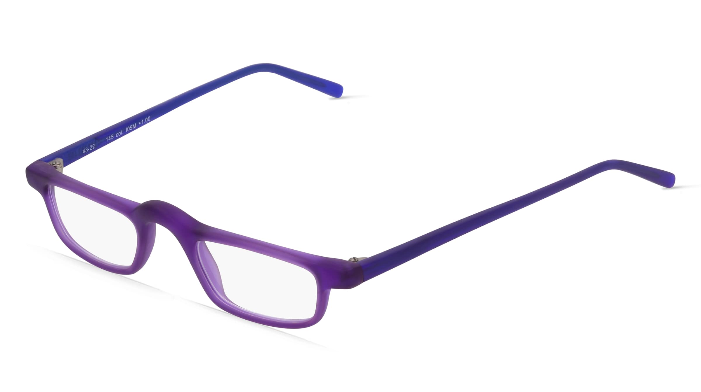 Fielmann INTERIM 002 CL Unisex-Fertiglesebrille Vollrand Quadratisch TR90-Gestell, Lila