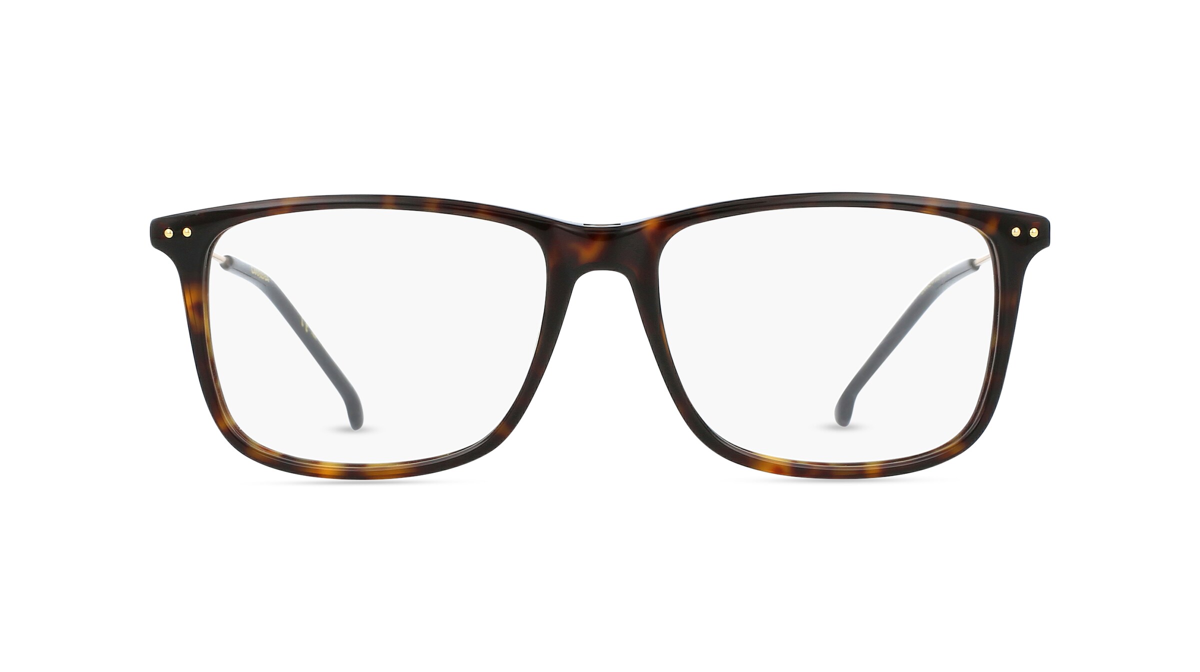 Carrera 2025T Unisex-Brille inkl. Gläser Vollrand Eckig Acetat-Gestell 52mm/15mm/135mm, braun