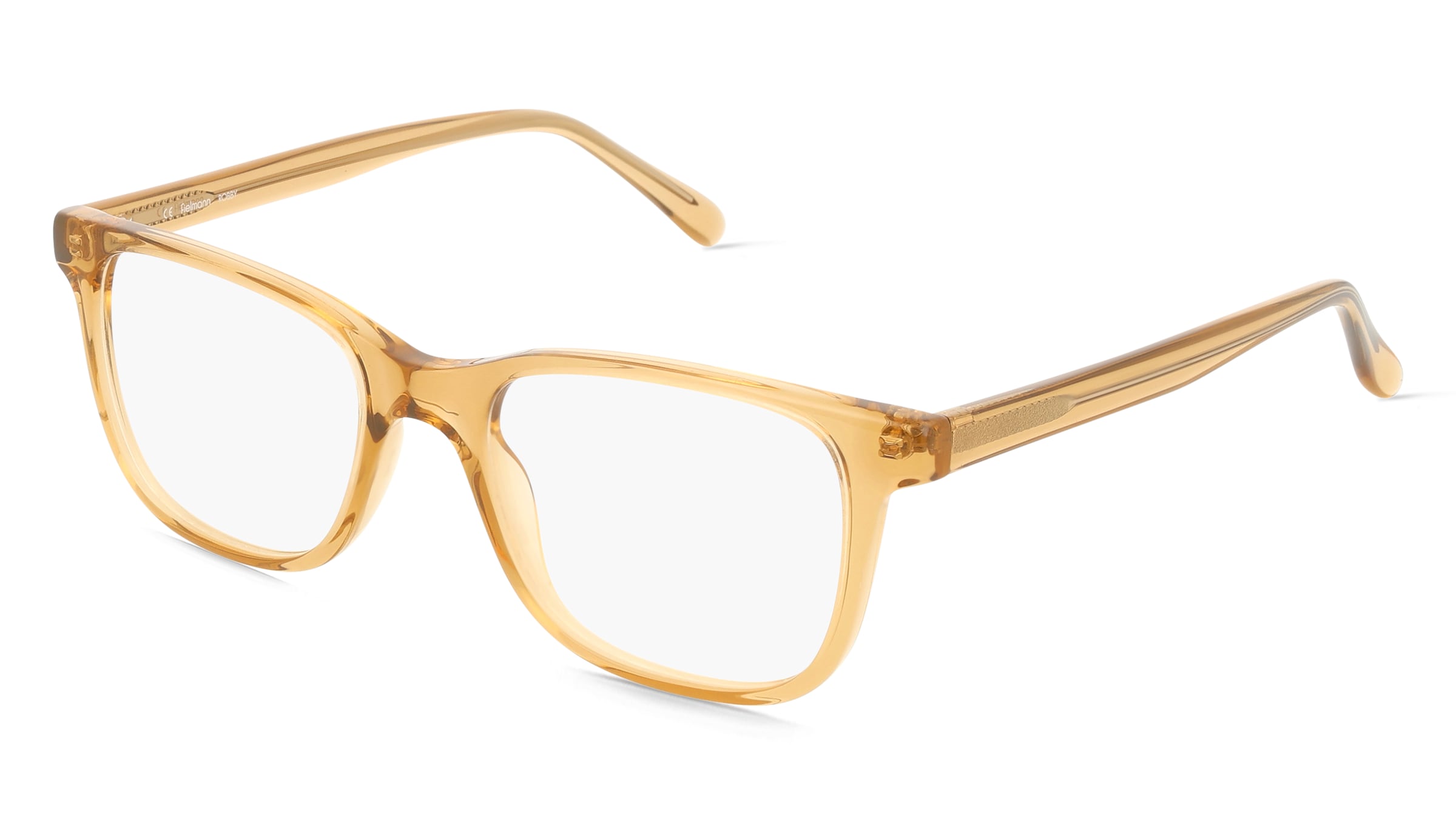Fielmann BD 578 CL ROBBY Unisex-Brille inkl. Gläser Vollrand Quadratisch Acetat-Gestell 52/19/145, Braun