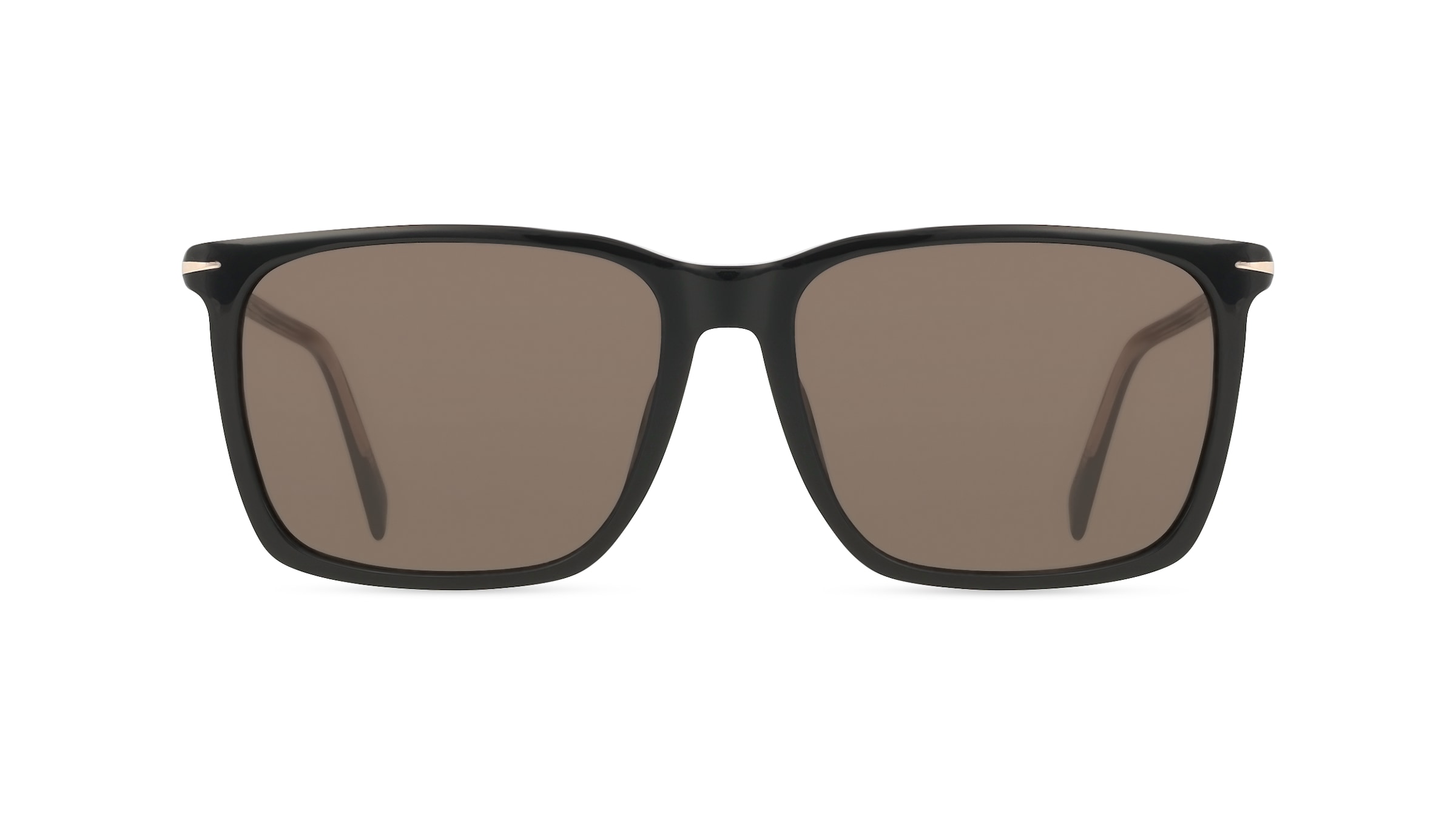 David Beckham DB 1145/G/S Herren-Sonnenbrille Vollrand Eckig Kunststoff-Gestell, schwarz