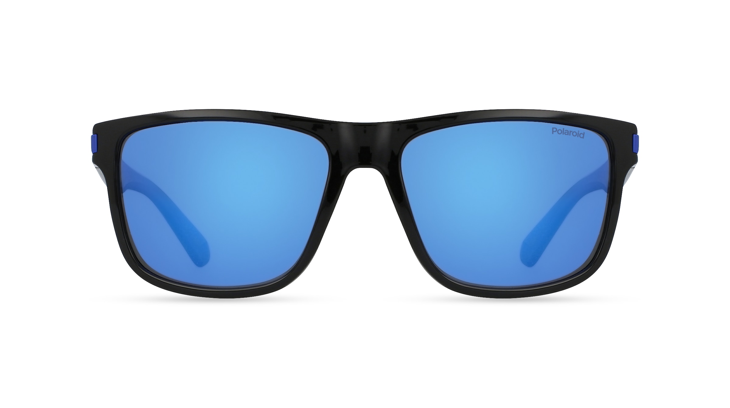Polaroid PLD 2123/S Herren-Sonnenbrille Vollrand Eckig Kunststoff-Gestell, Schwarz