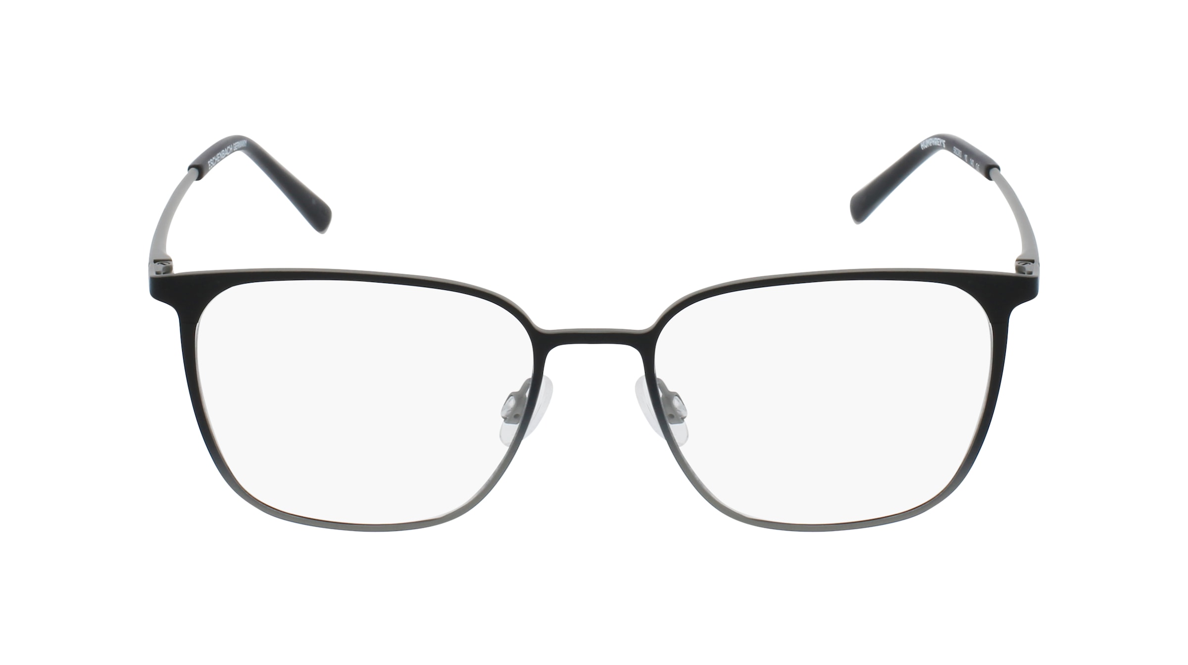 HUMPHREY’S eyewear 582383 Herren-Brille inkl. Gläser Vollrand Butterfly Metall-Gestell 50mm/18mm/140mm, schwarz